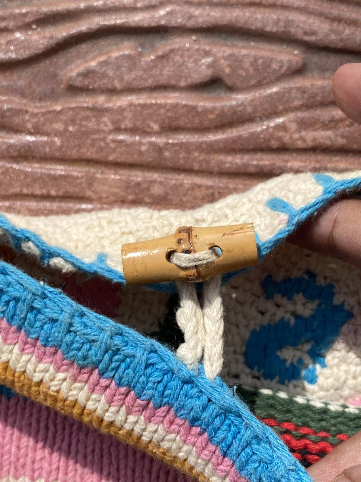 Hysteric Glamour ‼️ARCHIVED‼️90s HYSTERIC GLAMOUR Crochet Knit Sling Bag Size ONE SIZE - 14 Thumbnail