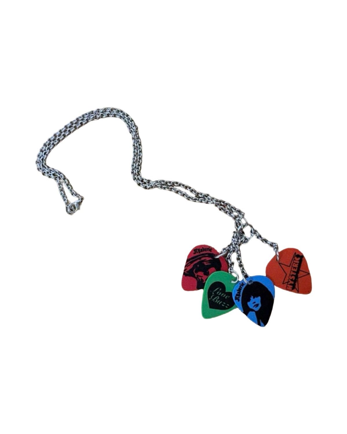 Hysteric Glamour Multi Color Guitar Pick Necklace Size ONE SIZE - 1 Thumbnail