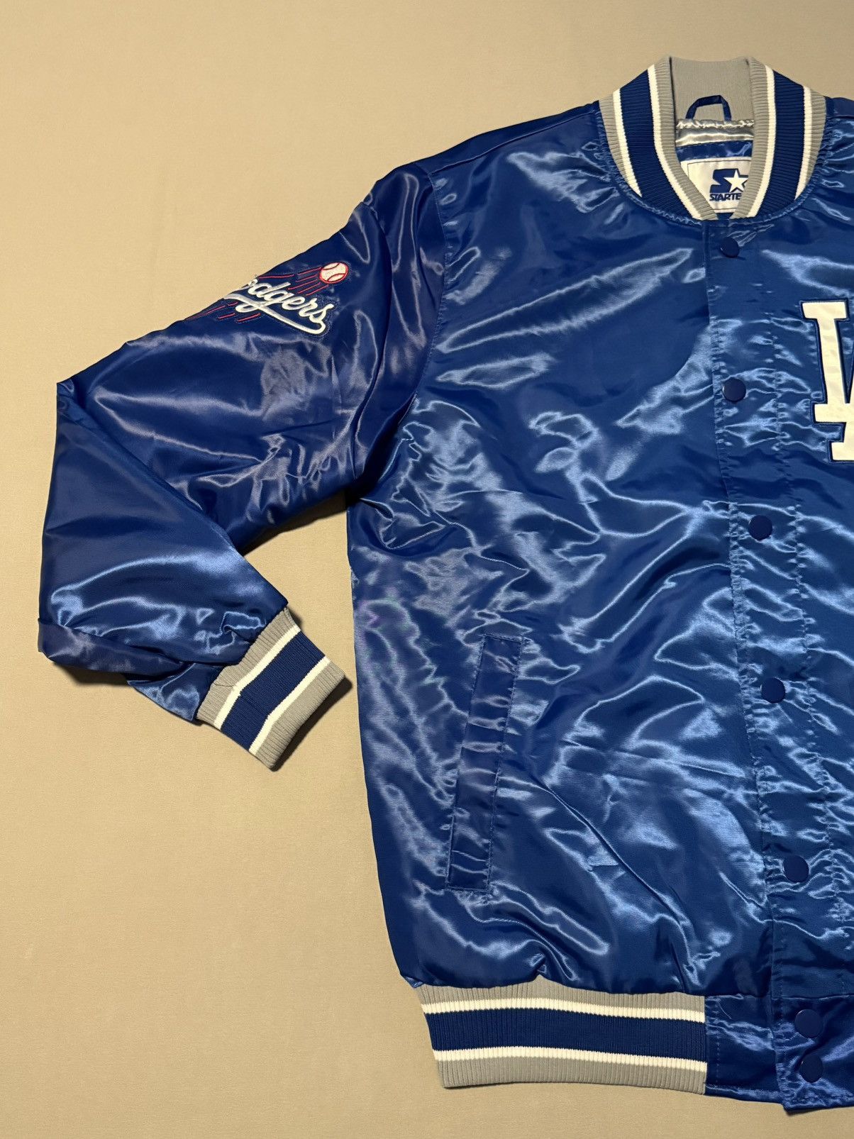 Starter Starter Los Angeles Dodgers Force Play Jacket Brand New DS Size US XL / EU 56 / 4 - 3 Thumbnail