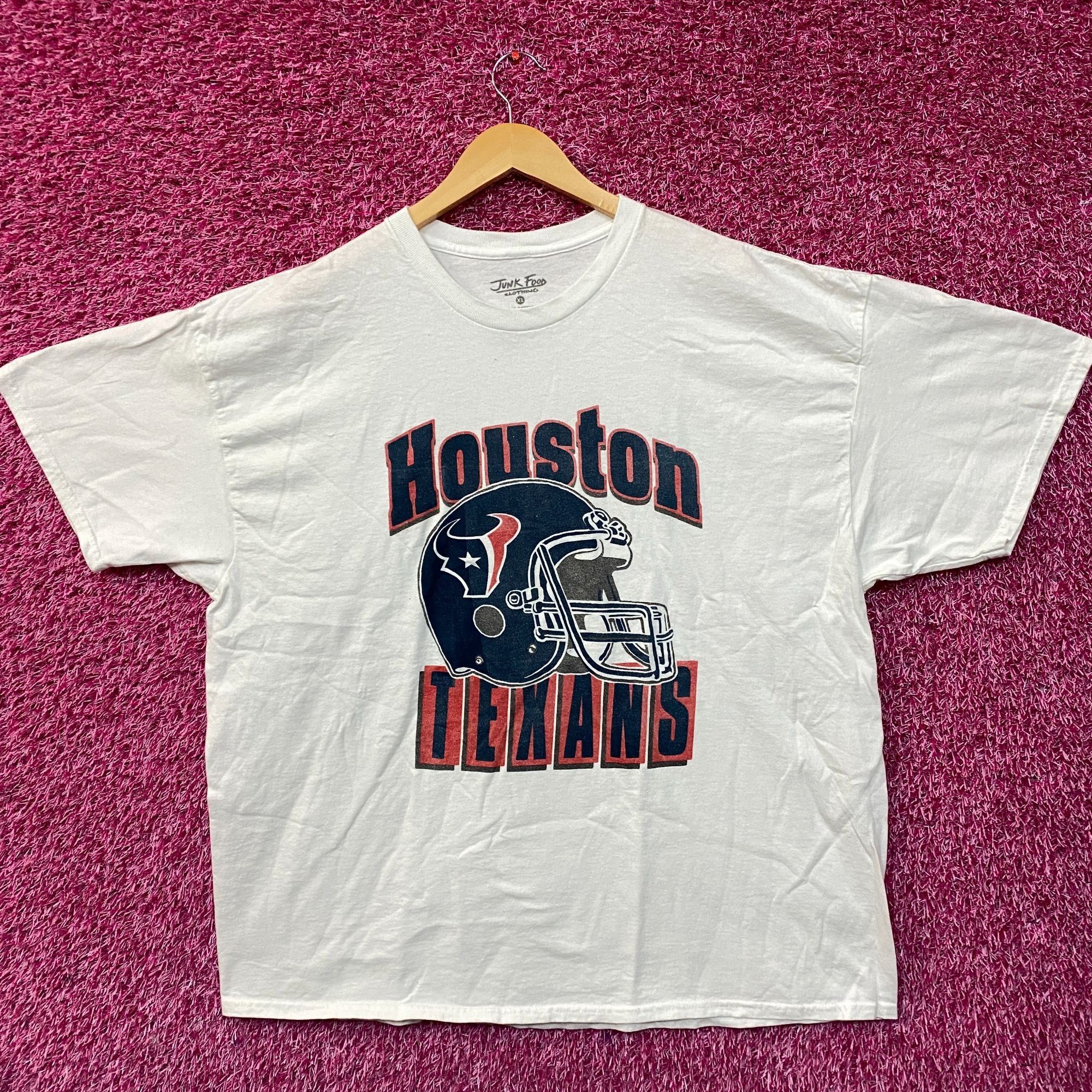 Junk Food Junk Food NFL Houston Texas Throwback Helmet Logo T- Shirt X Size US XL / EU 56 / 4 - 1 Thumbnail