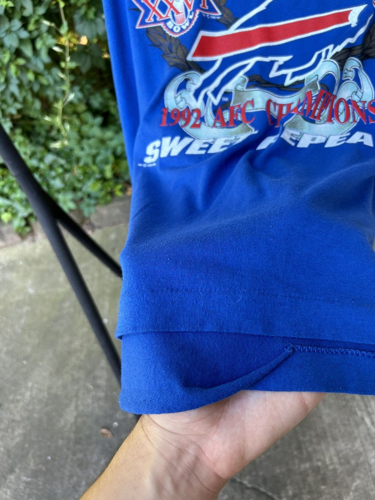 Vintage Vintage Buffalo Bills Sweet Repeat Super Bowl Shirt Rare 90s Size US XL / EU 56 / 4 - 11 Thumbnail
