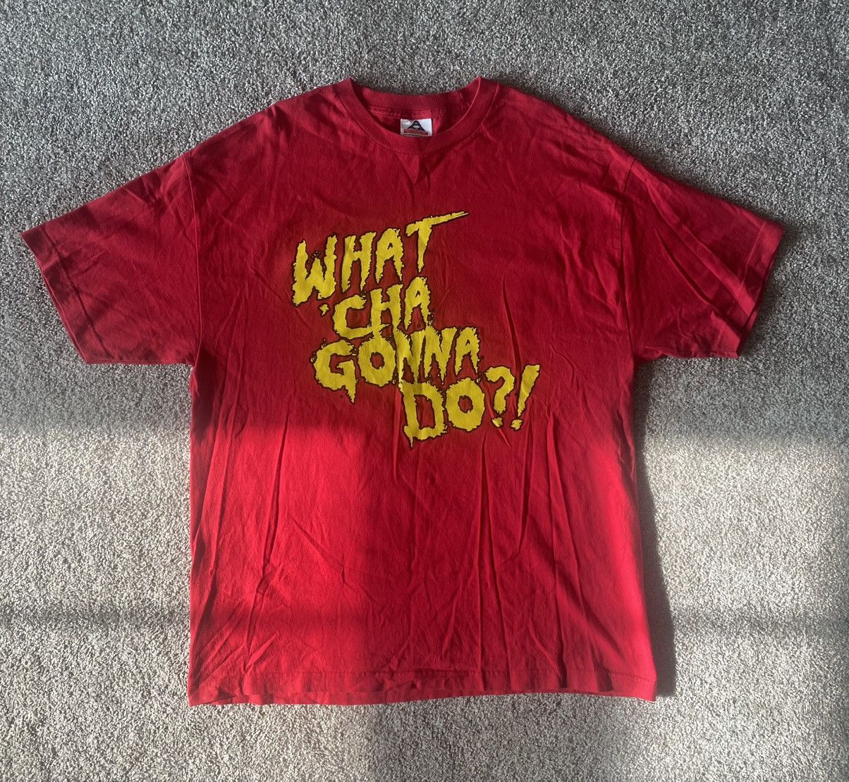 WWE Hulk Hogan Vintage Authentic 2002 What Cha Gonna Do Brother Size US XL / EU 56 / 4 - 1 Thumbnail