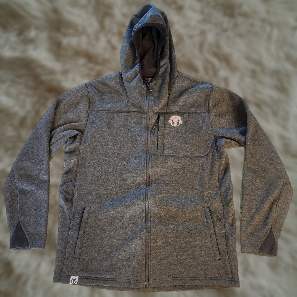 Vintage VINTAGE BlackOvis Trailhead Hoodie Mens XL Gray Charcoal Full Zip Hunting Fleece Jacket Size US XL / EU 56 / 4 - 1 Thumbnail