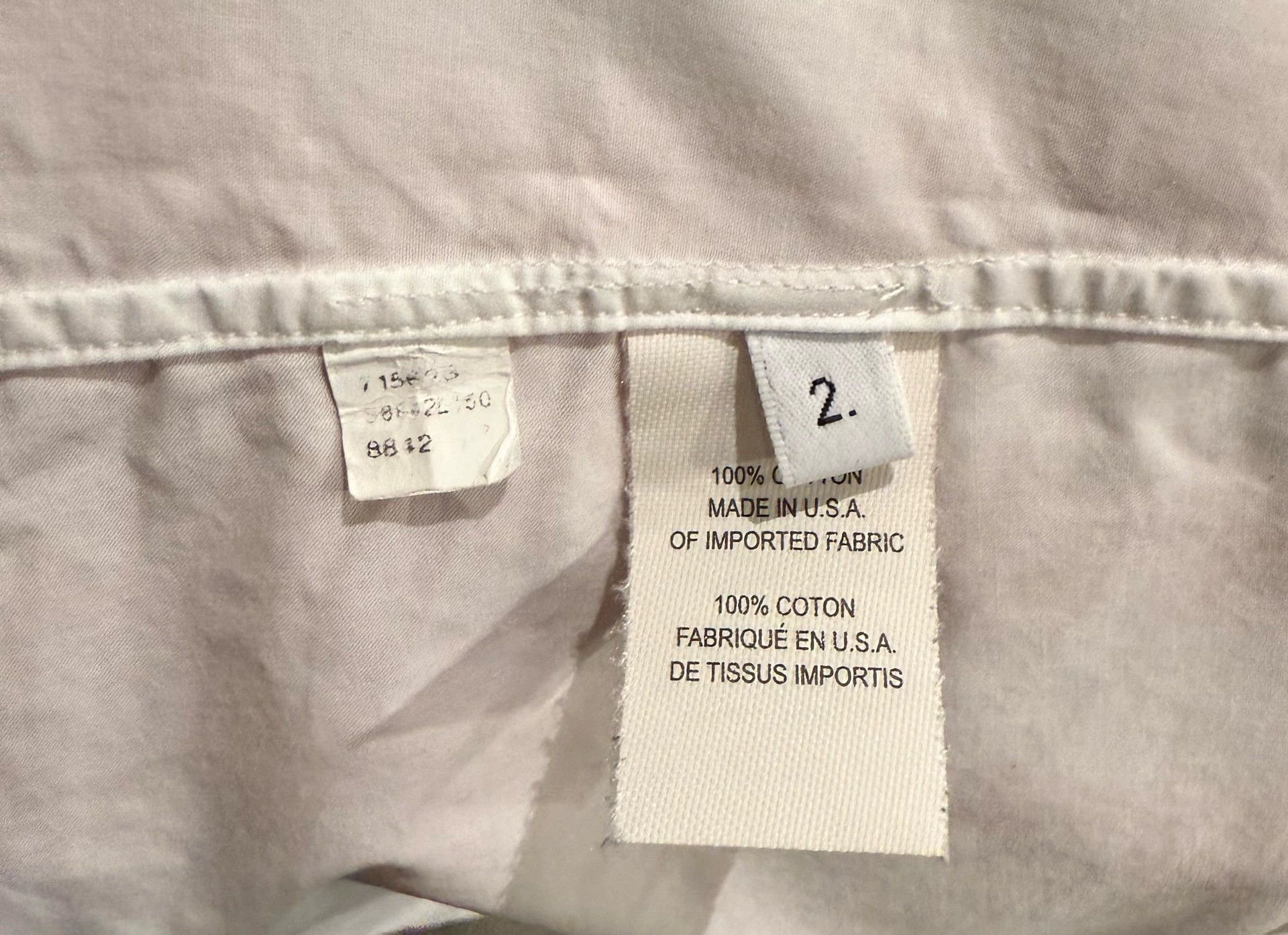 Thom Browne Thom Browne Classic Double Logo Poplin Shirt Size 2 SS Size US M / EU 48-50 / 2 - 5 Thumbnail