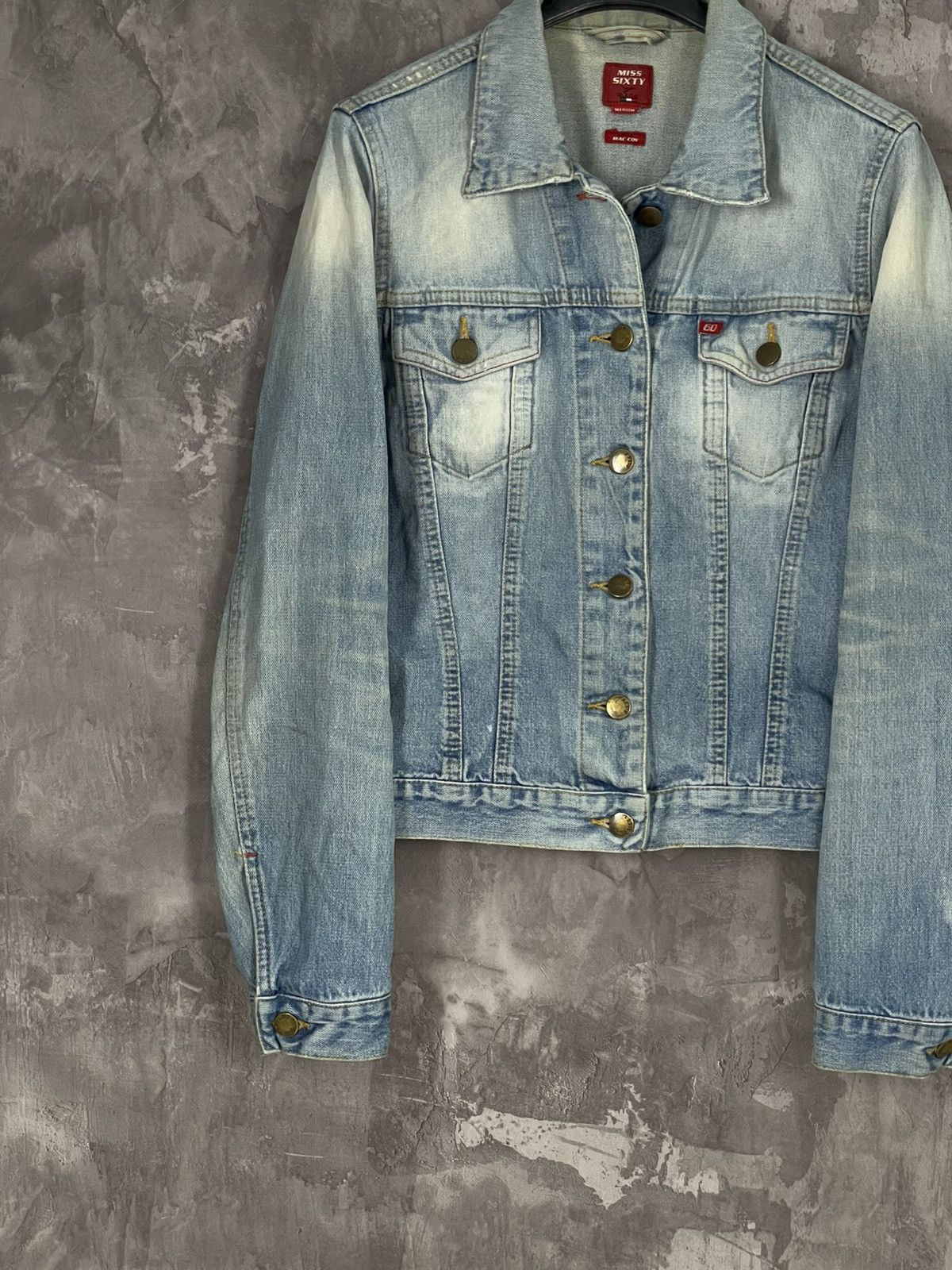 Miss Sixty × Vintage Vintage Y2K Miss Sixty Denim Jacket Streetwear 90s Style Size M / US 6-8 / IT 42-44 - 5 Thumbnail