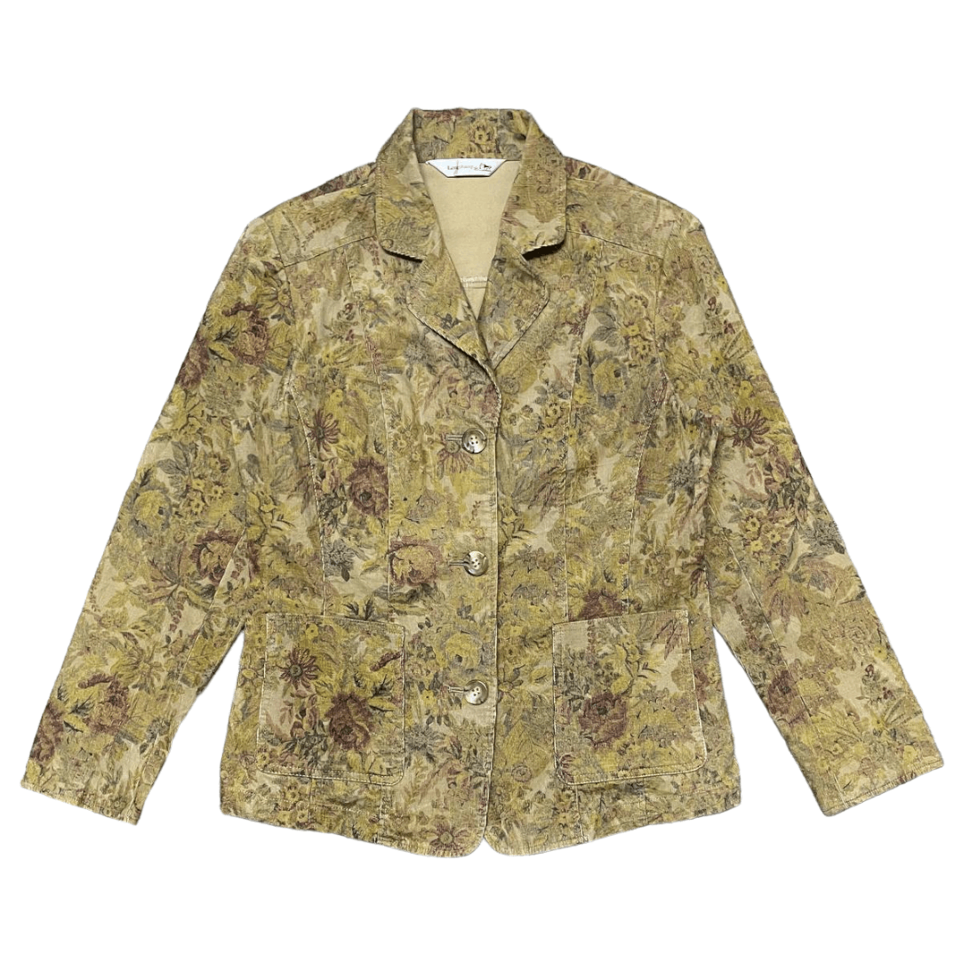 Longchamp Vintage Longchamp Floral Stretch Jacket Size M / US 6-8 / IT 42-44 - 1 Thumbnail