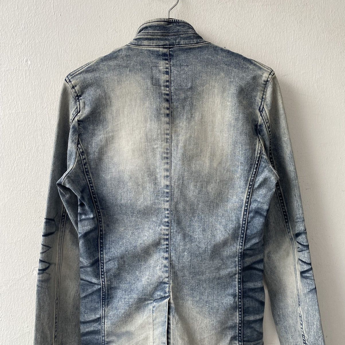 Tornado Mart Tornado Mart Honey Comb Denim Blazer Jackets Size US M / EU 48-50 / 2 - 11 Thumbnail