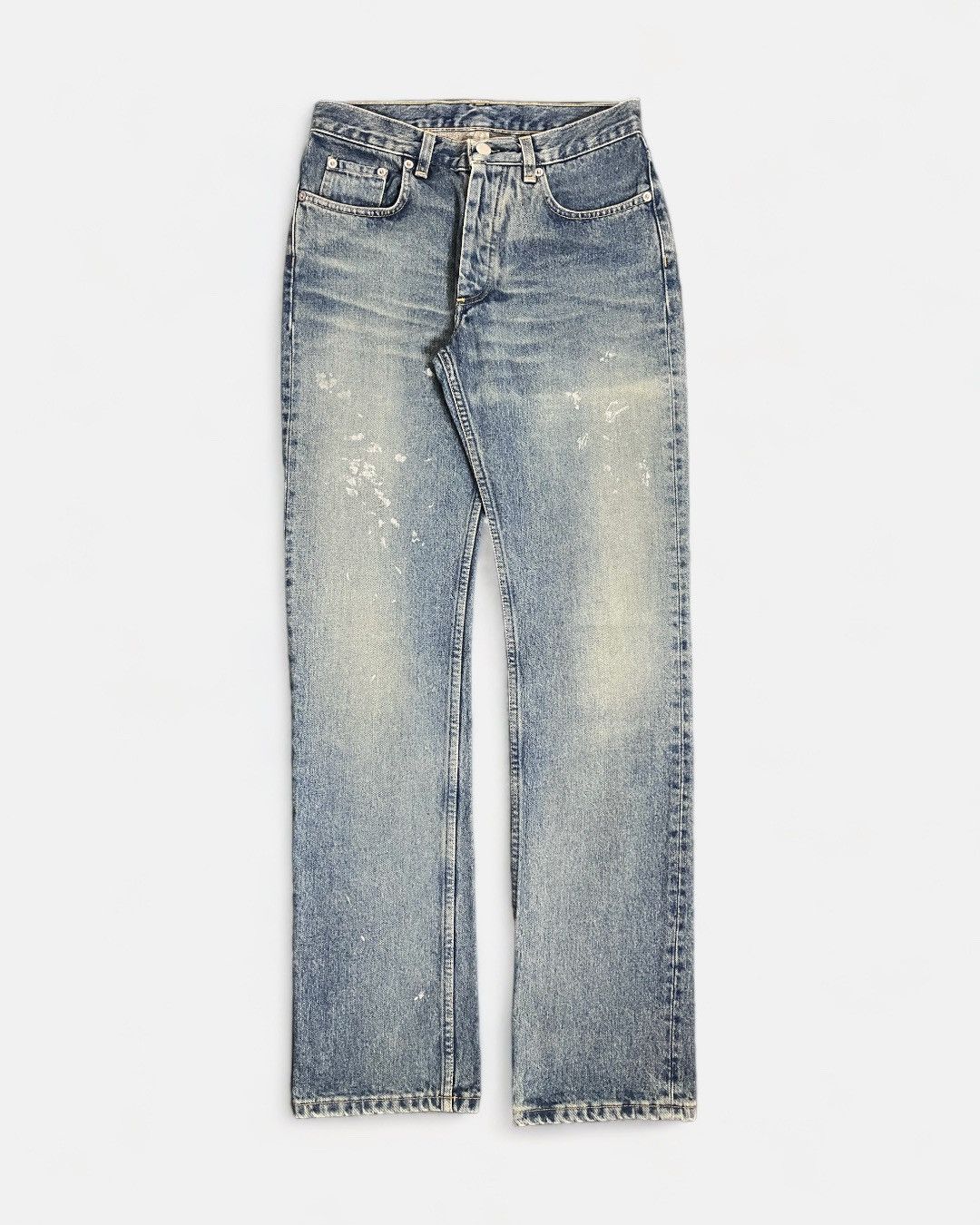 image of Helmut Lang - 90’S Italian Cut Painter Jeans in Blue, Men's (Size 27)