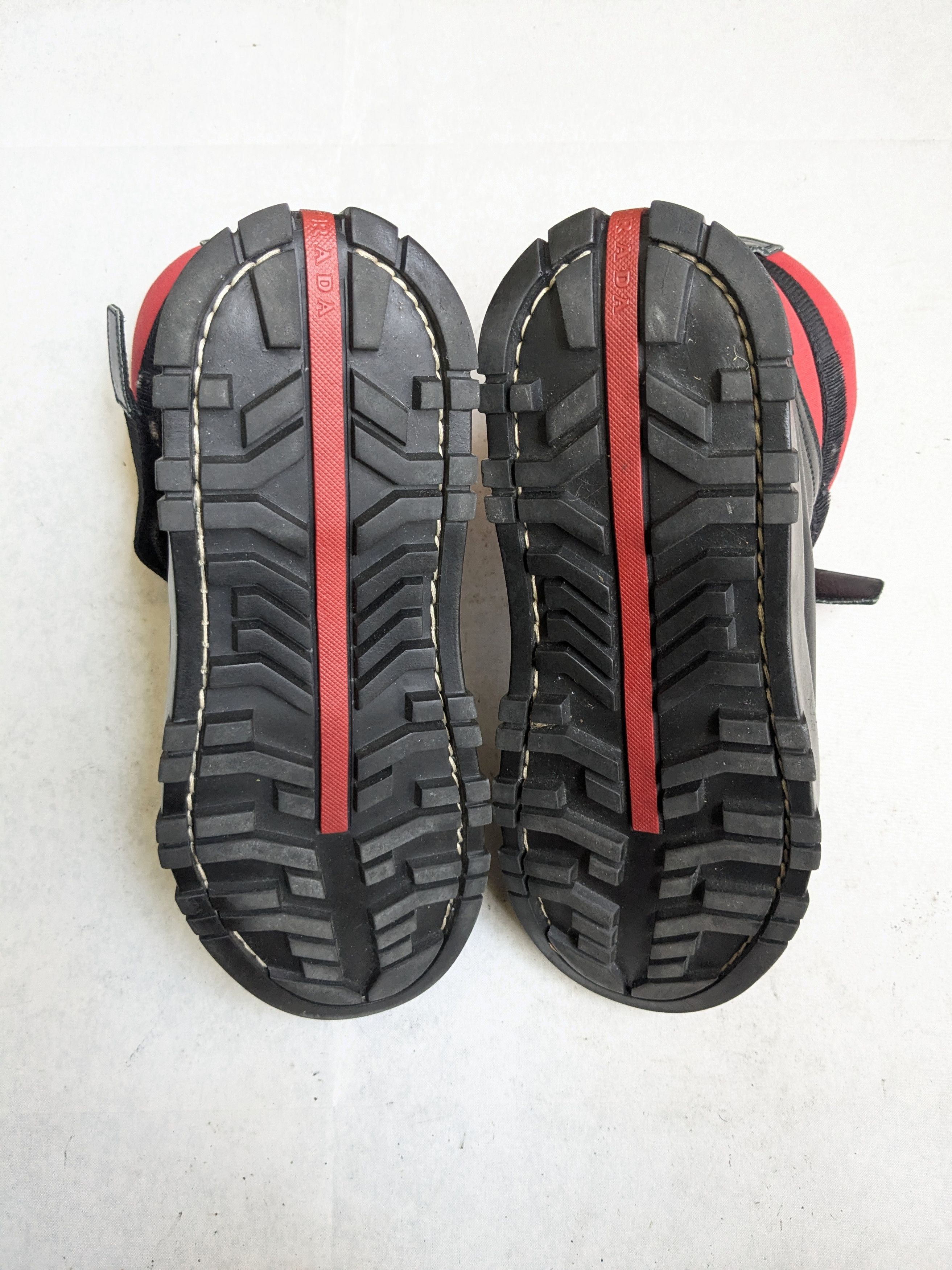 Prada Prada Boots Black Red 10 High Tops Leather Y2K Size US 10 / EU 43 - 19 Thumbnail