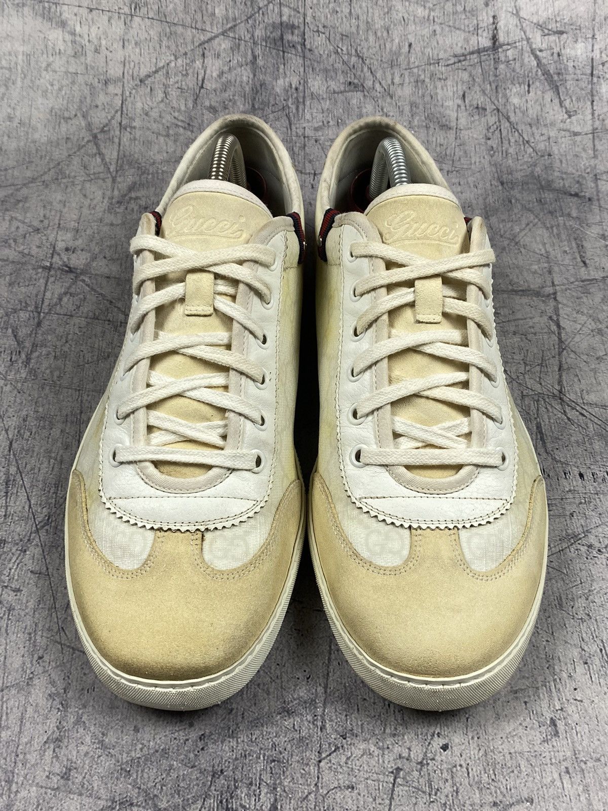 Gucci Vintage Gucci GG Canvas Monogram Low Sneakers Shoes Size US 8 / EU 41 - 7 Thumbnail