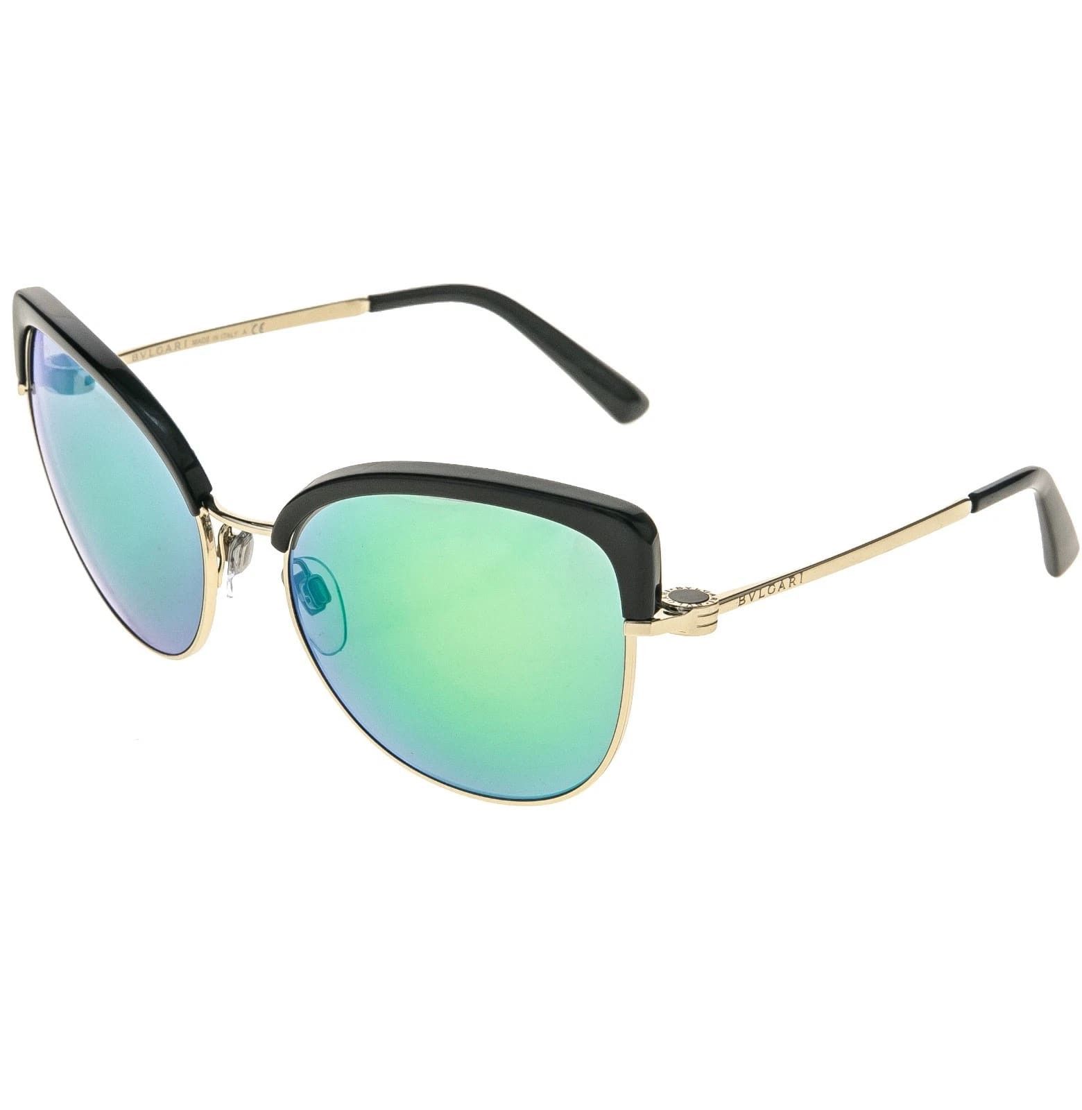 Bvlgari BULGARI BV6082 COIN Gold Black Green Mirrored Metal 6082 Size ONE SIZE - 3 Thumbnail