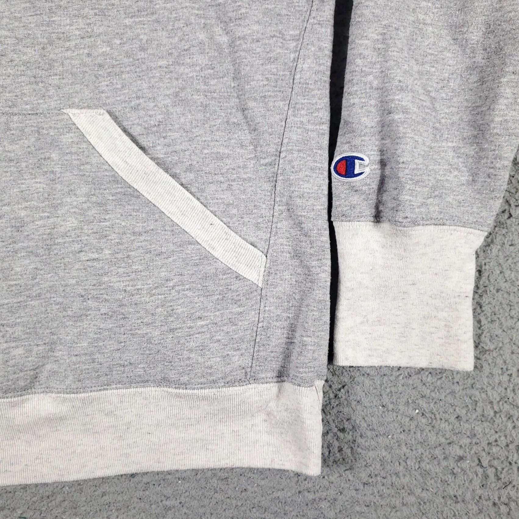 Champion Champion Hoodie Womens Medium Gray Pullover Sweatshirt Sweatshirt Hoodie Casual Activewear Size M / US 6-8 / IT 42-44 - 5 Thumbnail
