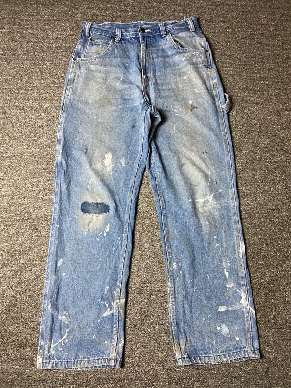 Japanese Brand Japanese Brand Distressed Carpenter Denim (144) Size US 30 / EU 46 - 1 Thumbnail