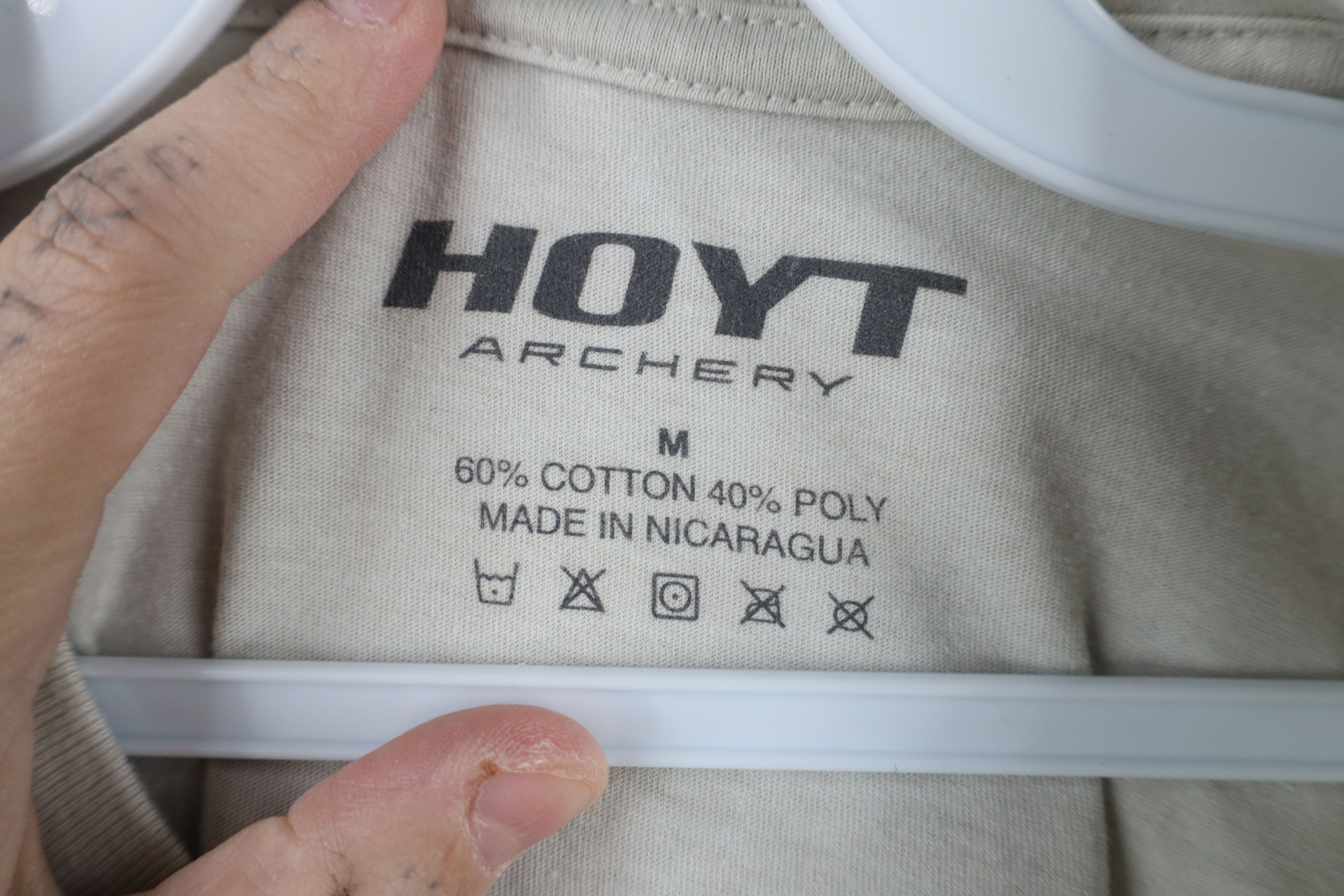 Vintage Hoyt Archery Spell Out Hunting Short Sleeve T-Shirt Gray Size US M / EU 48-50 / 2 - 9 Thumbnail