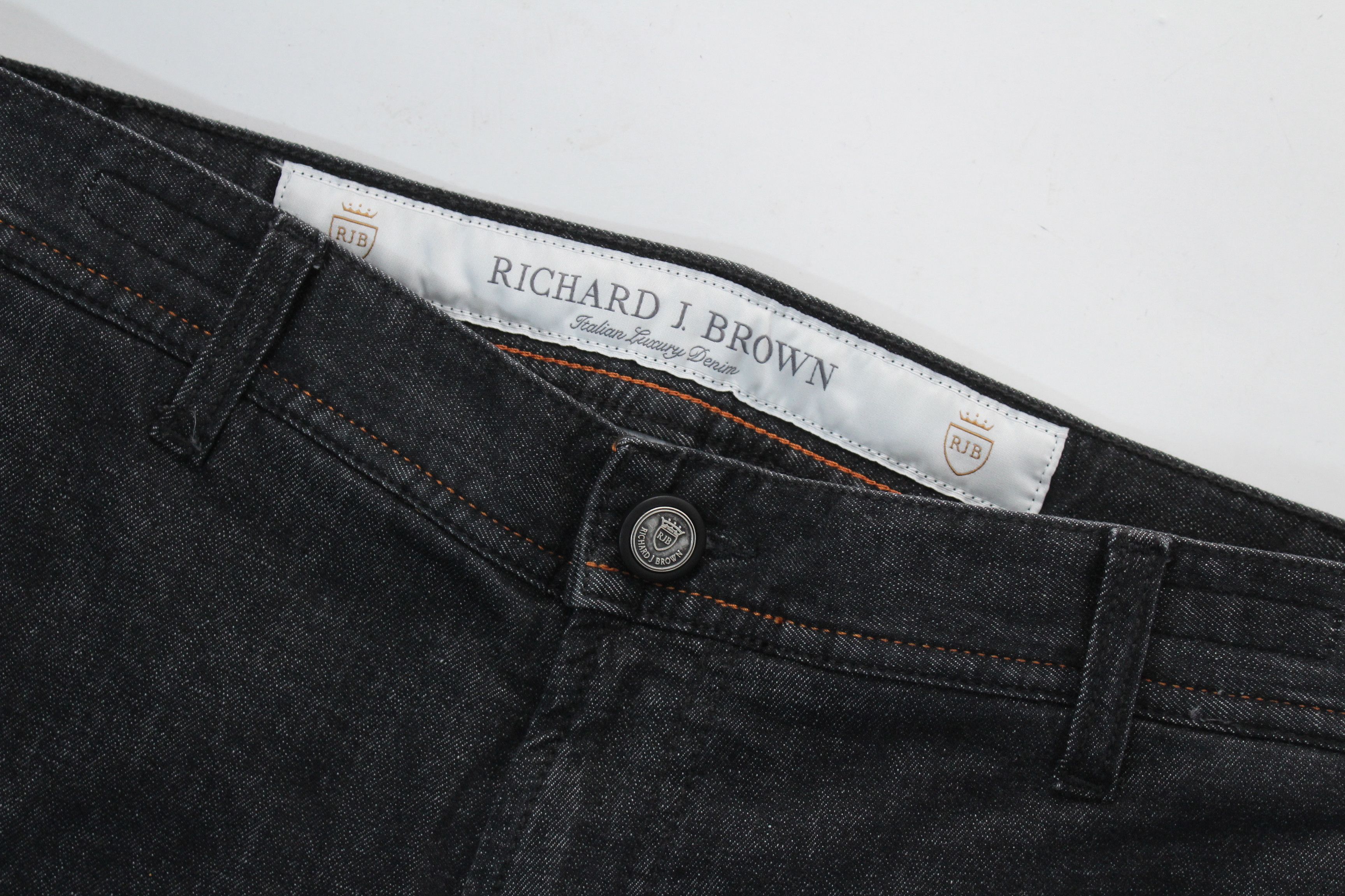 Other Richard J. Brown Nairobi Black Cargo Denim Trousers Size 29 Size US 29 - 6 Thumbnail