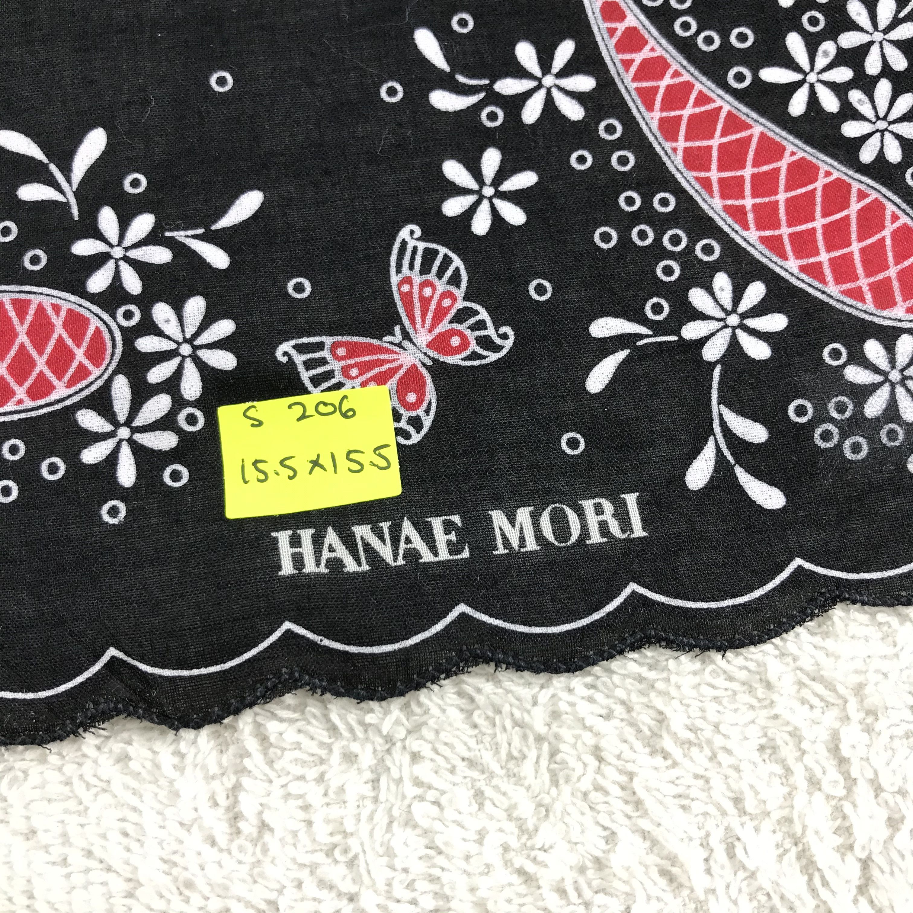 Hanae Mori × Vintage Hanae Mori Bandana / Handkerchief / Neckerchief - S206 Size ONE SIZE - 5 Thumbnail