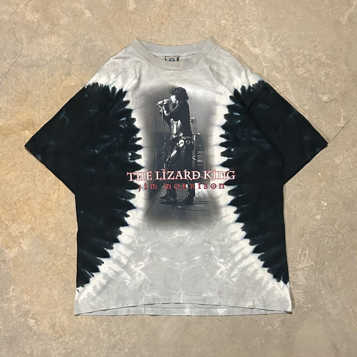 Crazy Vintage 90s Liquid Blue Jim Morrison Lizard King Tee