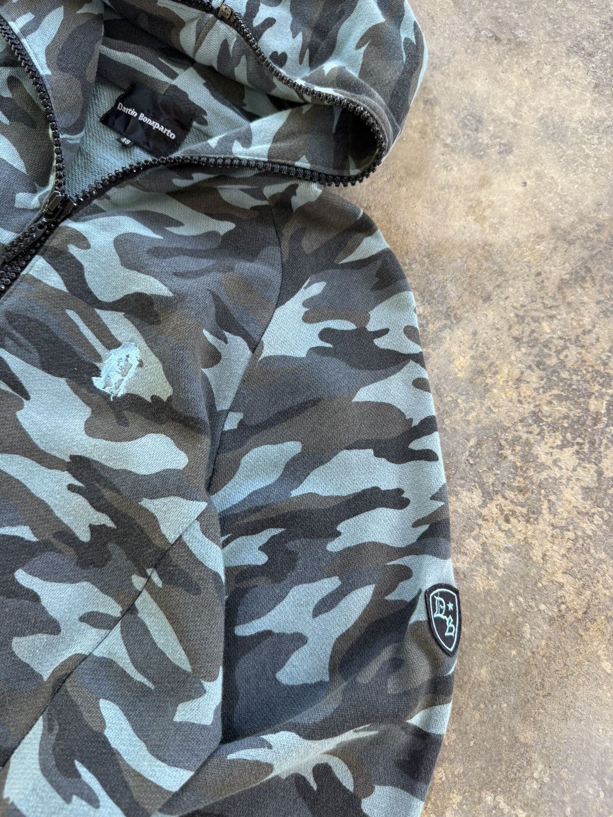 Japanese Brand Dartin Bonaparto Camouflage full zipper hoodie Size US M / EU 48-50 / 2 - 3 Thumbnail