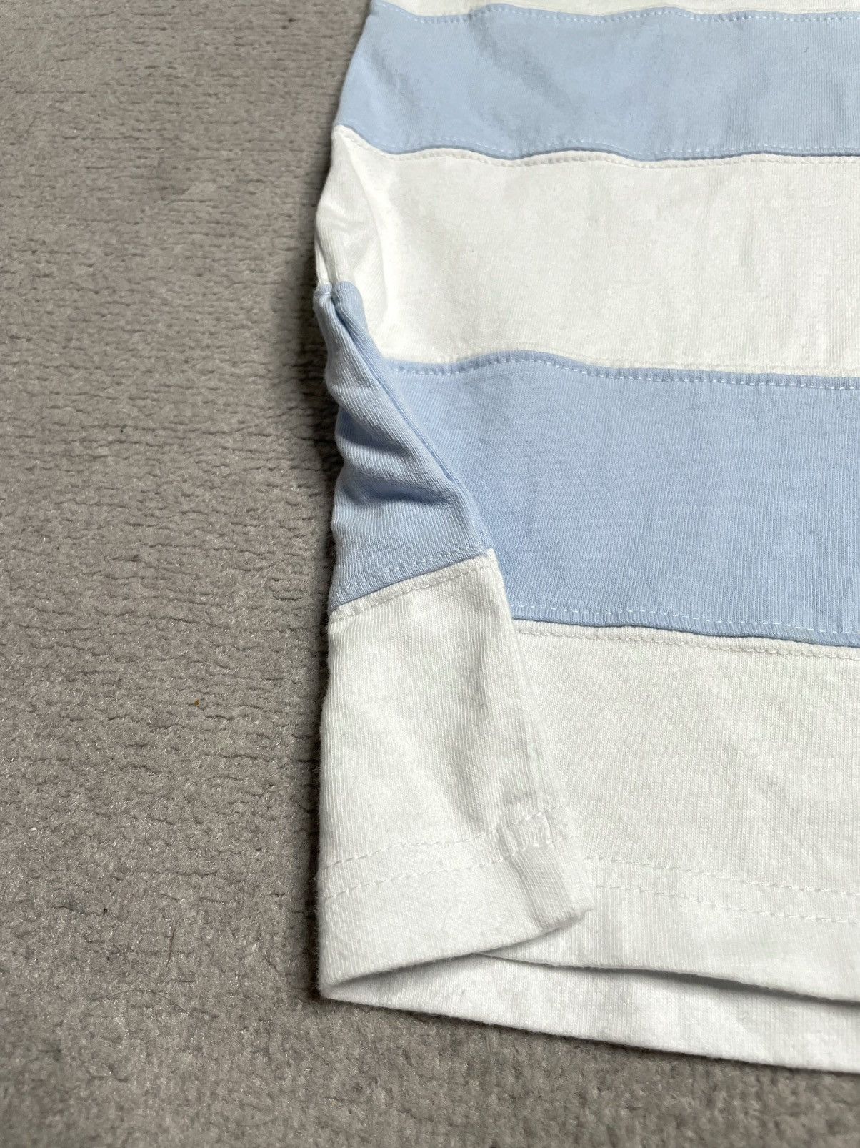 Vintage Vintage Baby Blue White Striped T-Shirt Tee Polo Argentina Size US S / EU 44-46 / 1 - 2 Thumbnail