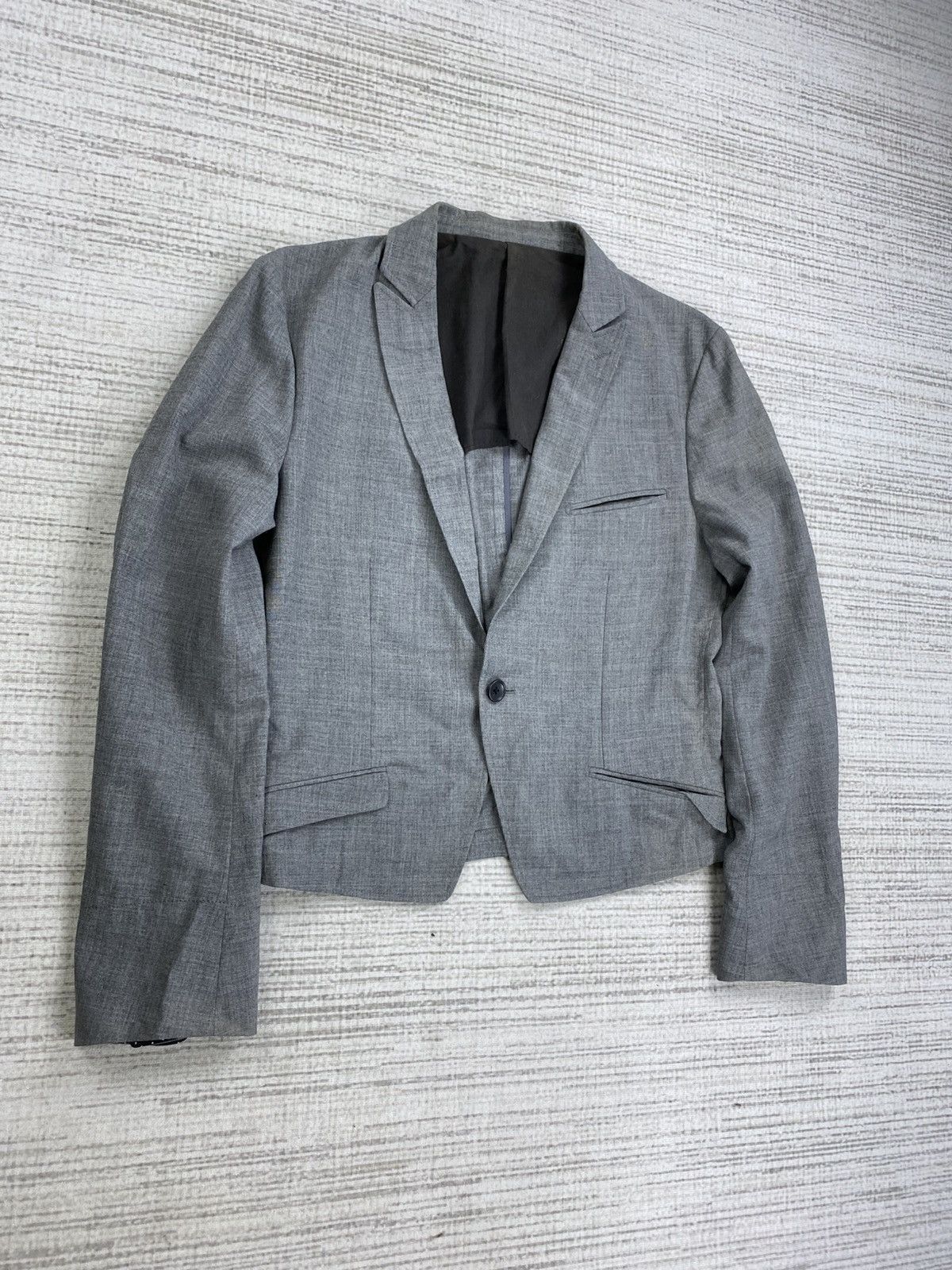 PPFM PPFM Japan Single Button Cropped Blazer Jacket Size US S / EU 44-46 / 1 - 4 Thumbnail
