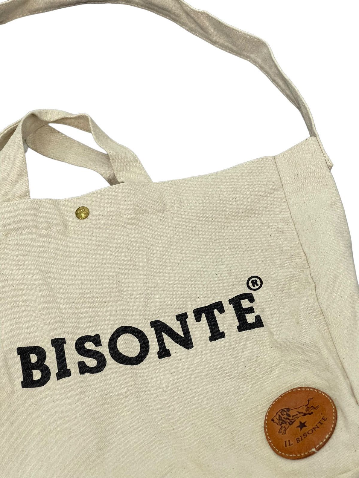 Il Bisonte Shoulder Tote Bag IL Bisonte Cotton Canvas 1🟩 Size ONE SIZE - 8 Thumbnail