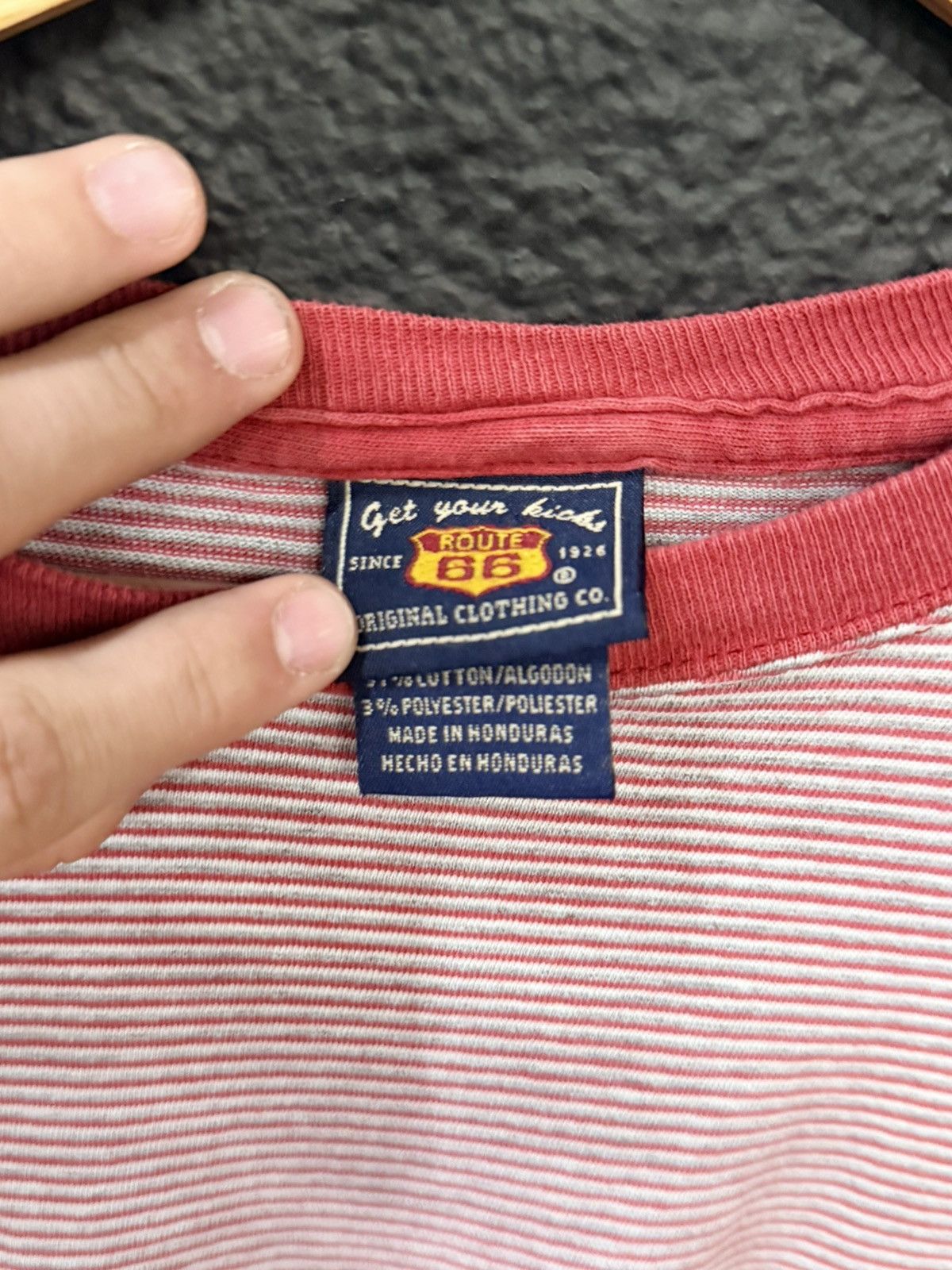 Vintage Vintage route 66 stripped Tee Size US L / EU 52-54 / 3 - 2 Thumbnail