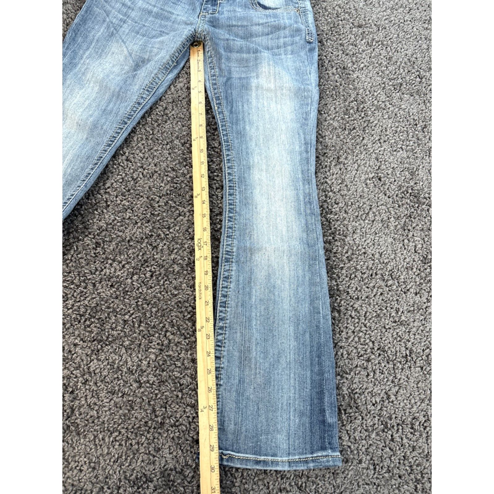 Vintage rue21 Jeans Shirt? No, cannot. Size 30" / US 8 / IT 44 - 2 Thumbnail