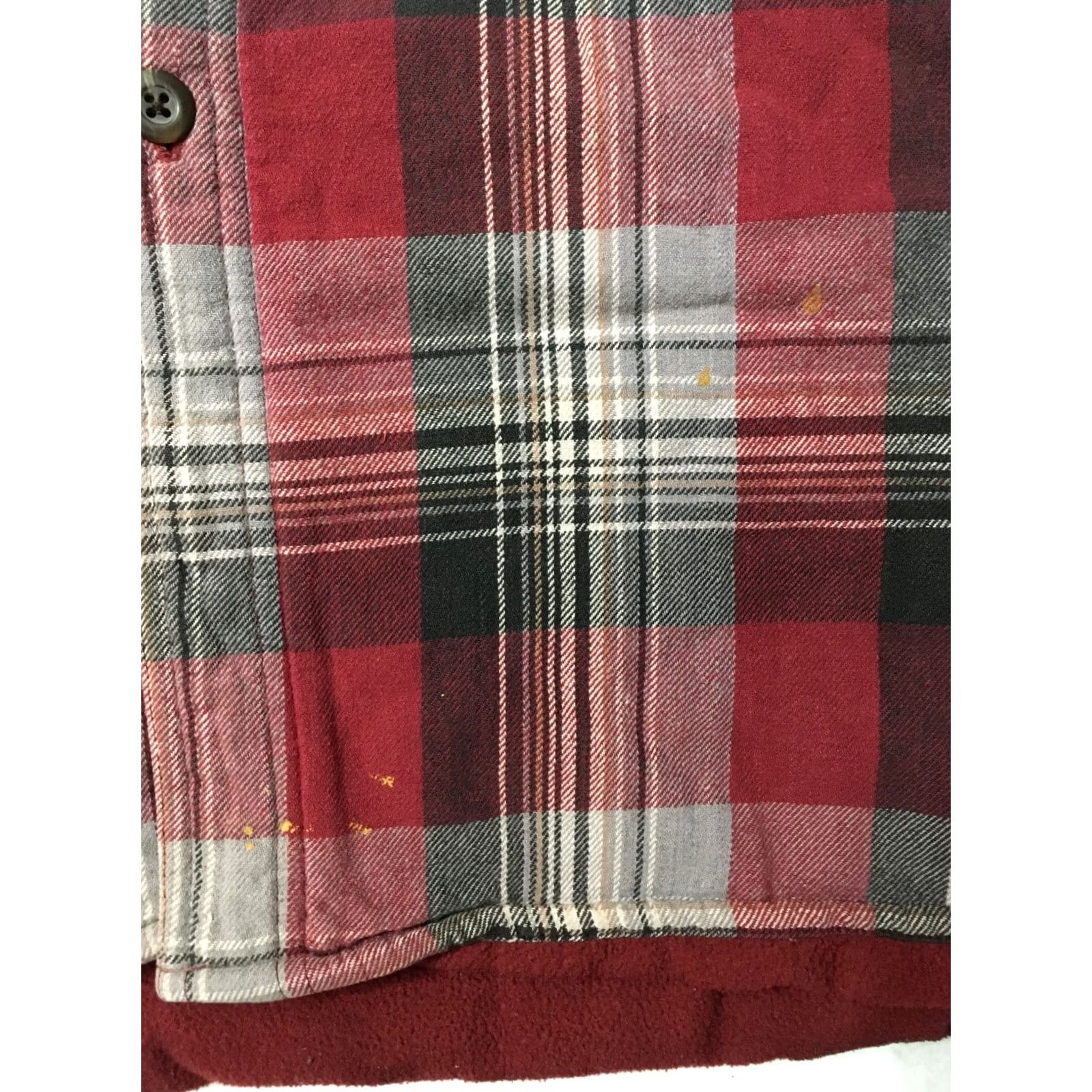 Vintage Wolverine Flannel Shirt Mens large red Plaid Heavyweight Long Sleeve Work Size US L / EU 52-54 / 3 - 4 Thumbnail