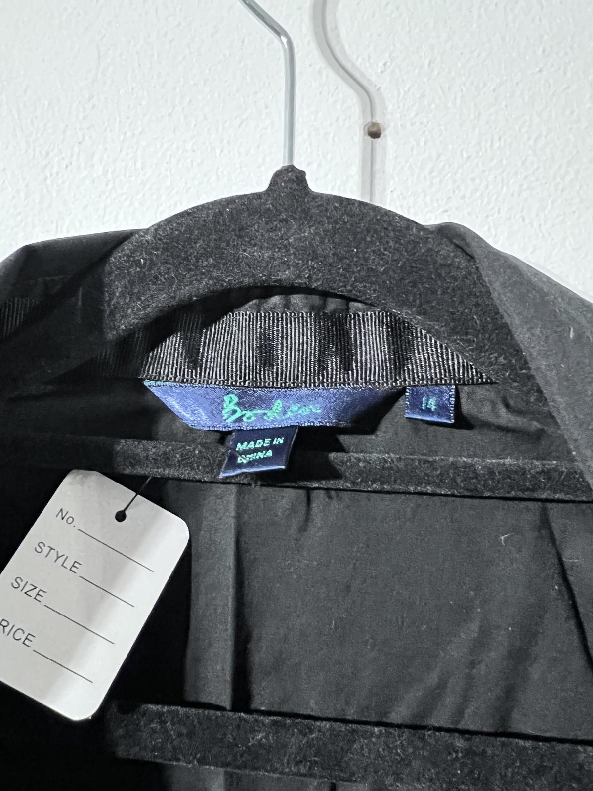 Boden Boden Black Button-Up Shirt – Size 14 Size L / US 10 / IT 46 - 4 Thumbnail