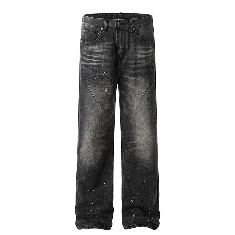 Vintage Men's American Vintage Washed & Distressed Black Jeans Size US 32 / EU 48 - 1 Thumbnail