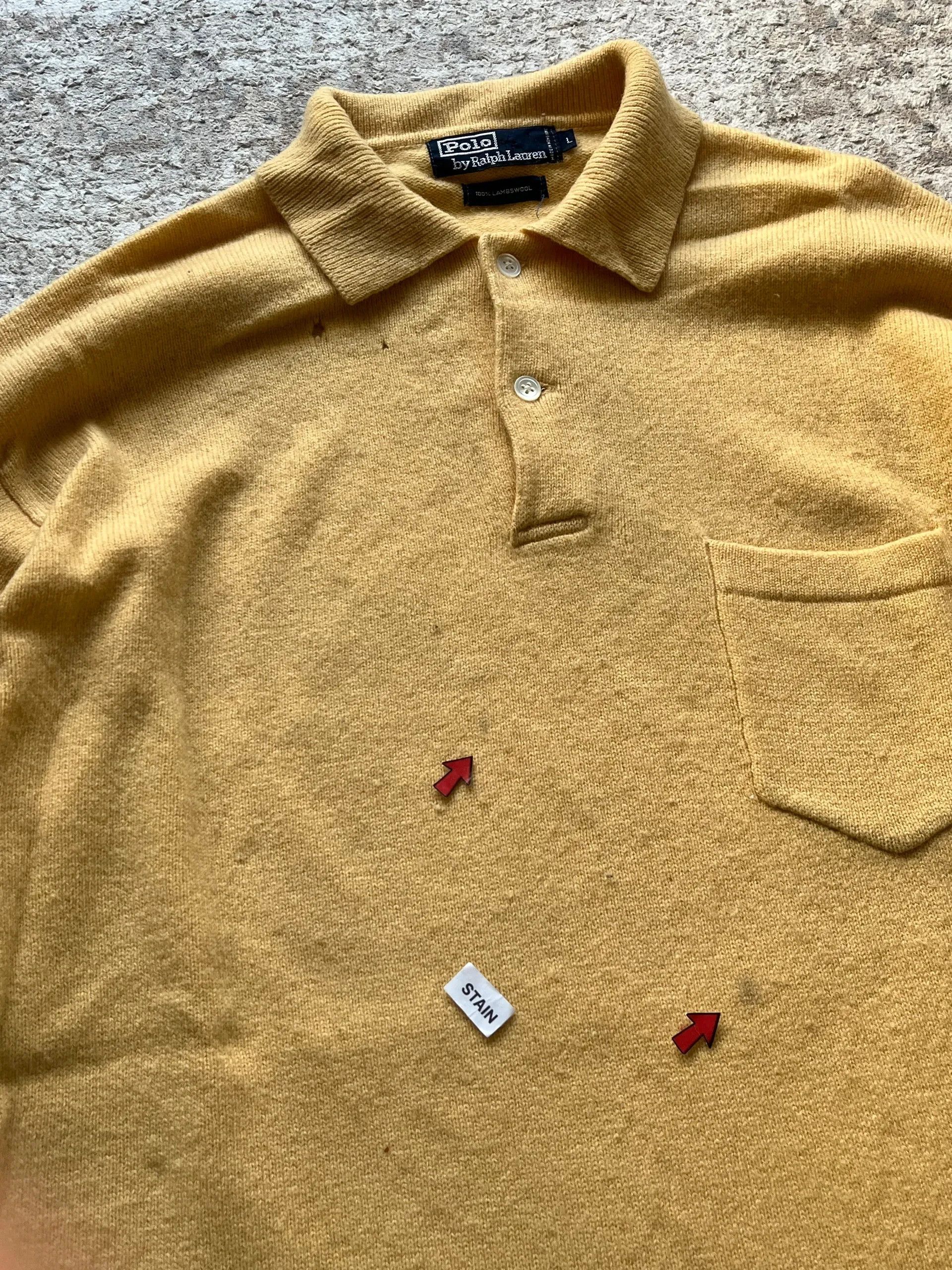 Polo Ralph Lauren Polo Ralph Lauren Small Pony Vintage 100% Lambswool Sweater Size US XL / EU 56 / 4 - 17 Thumbnail