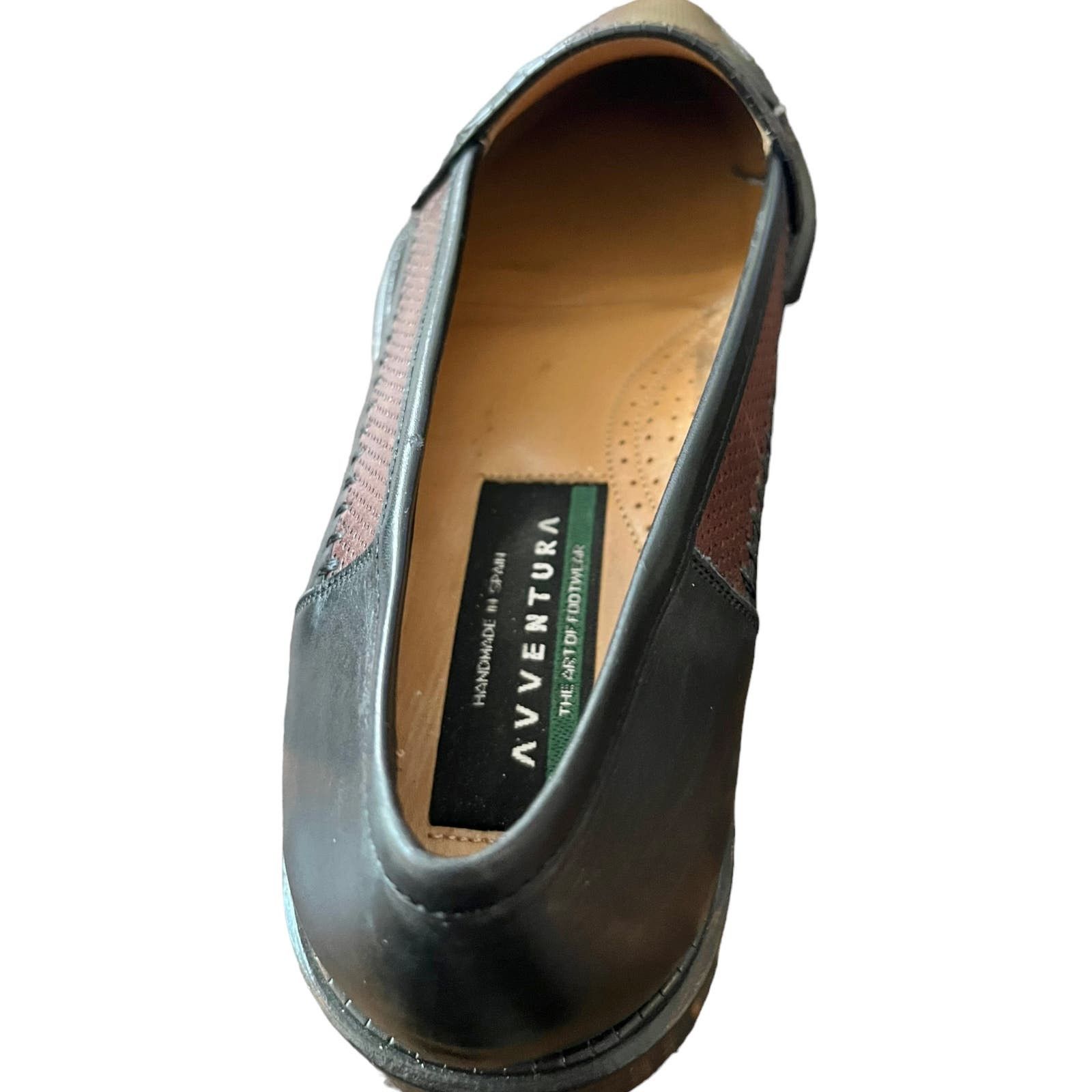 Vintage Vintage Avventura Brown & Black Leather Loafer Size 9.5M Size US 9.5 / EU 42-43 - 9 Thumbnail