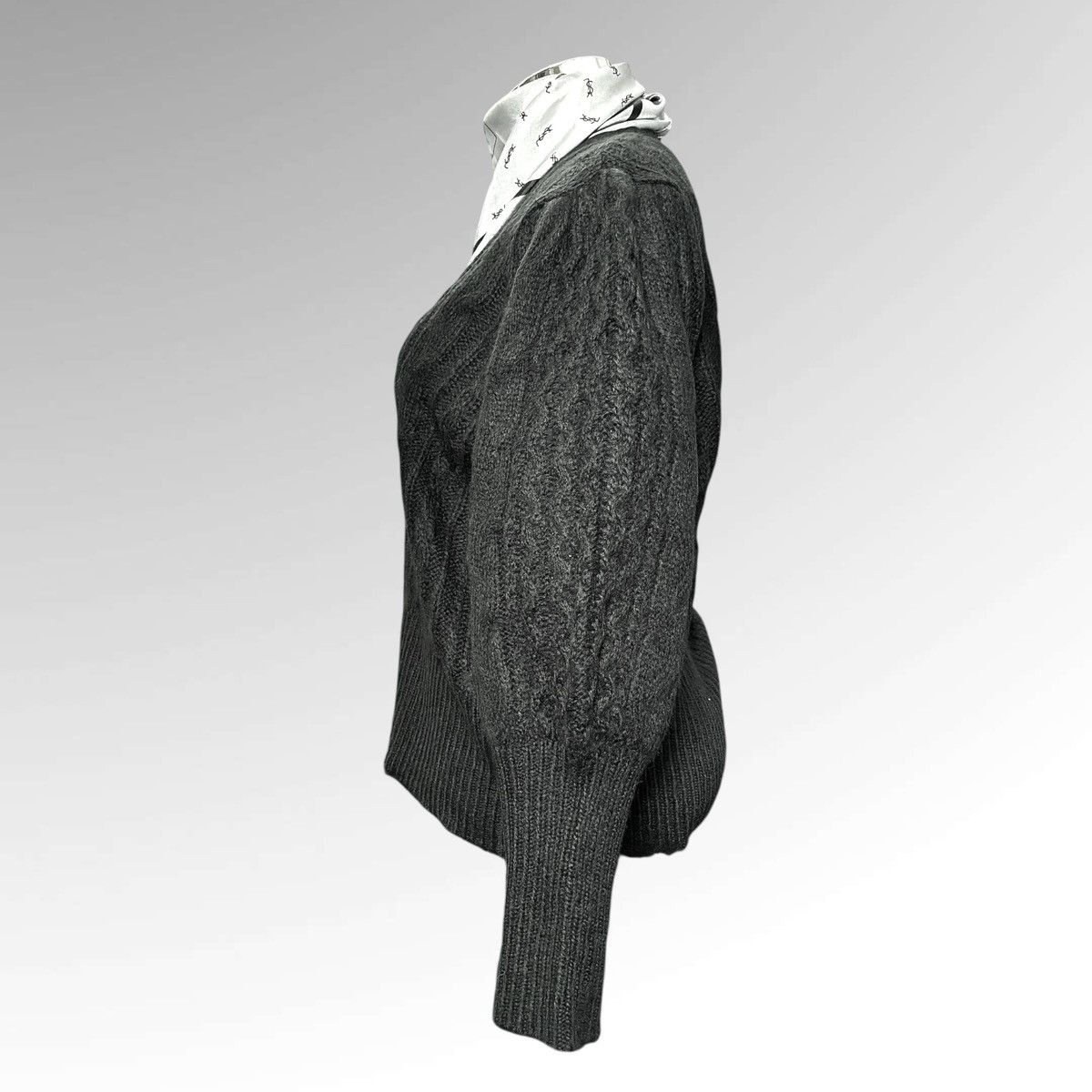 Other Design 365 Women’s Black Balloon Sleeve Cardigan Sz 1x Size XL / US 12-14 / IT 48-50 - 11 Thumbnail