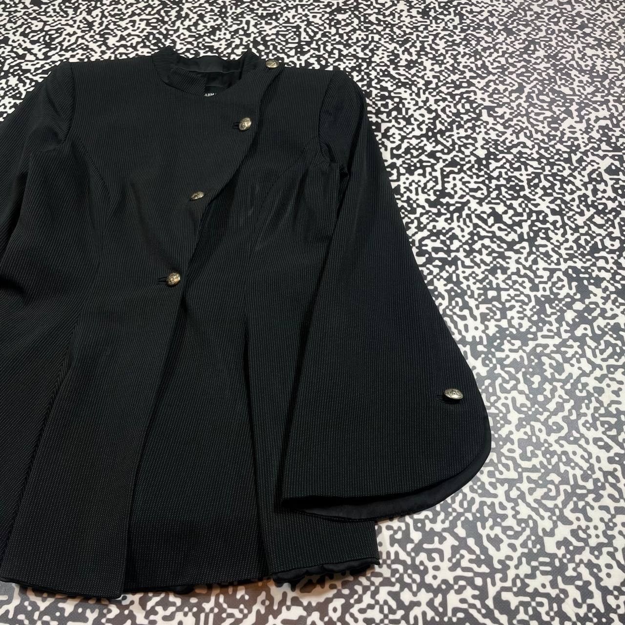 Giorgio Armani Vintage 90s Giorgio Armani Luxury Flared Napoleon Blazer Size M / US 6-8 / IT 42-44 - 13 Thumbnail
