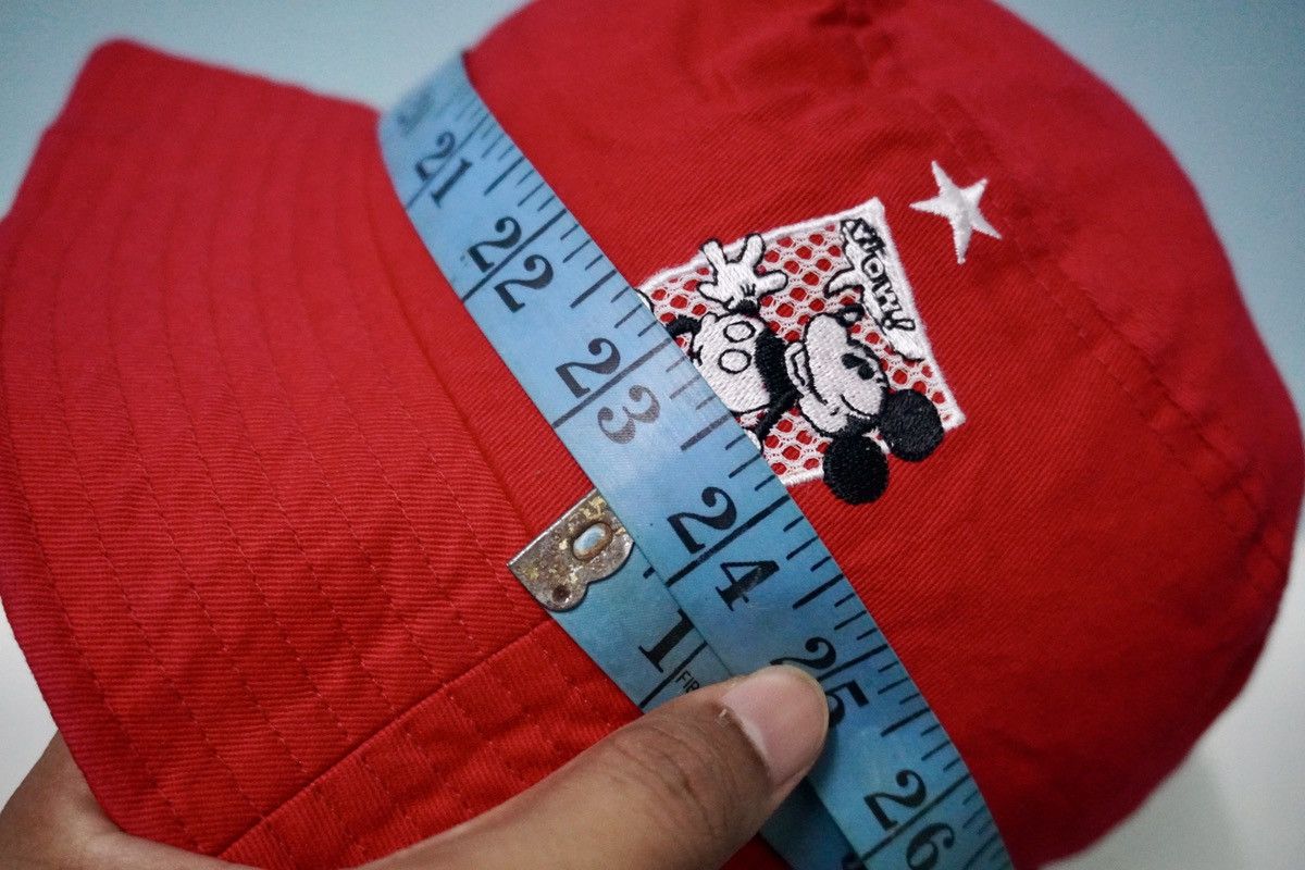 Mickey Mouse × Vintage Vtg mickey mouse bucket hat red colour for kids Size ONE SIZE - 6 Thumbnail