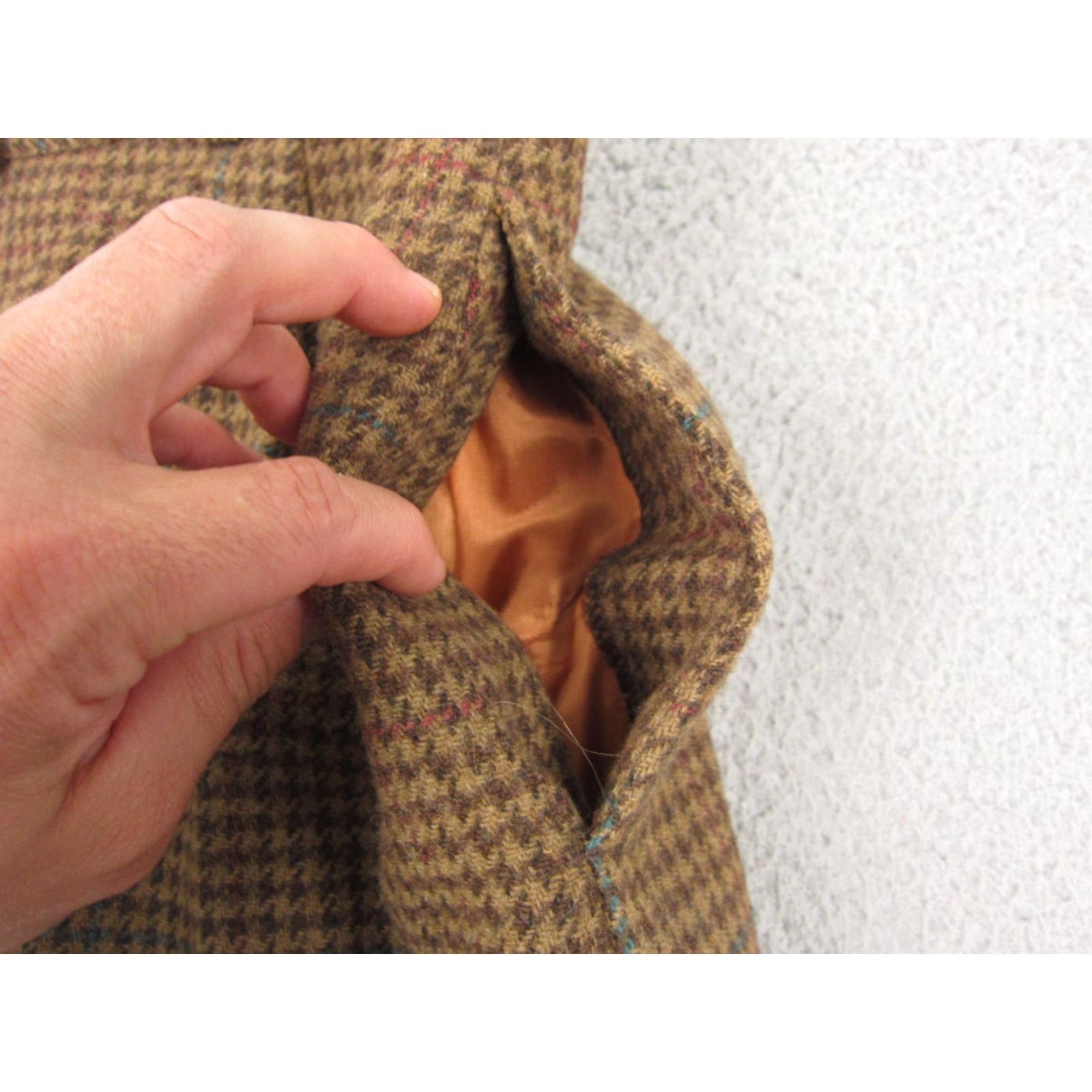 Vintage VINTAGE Country Shop Skirt Women 10 Brown A-Line Midi Wool Made in USA 70s Tweed City Preppy 80s 90s Womens Size 32" / US 10 / IT 46 - 4 Thumbnail