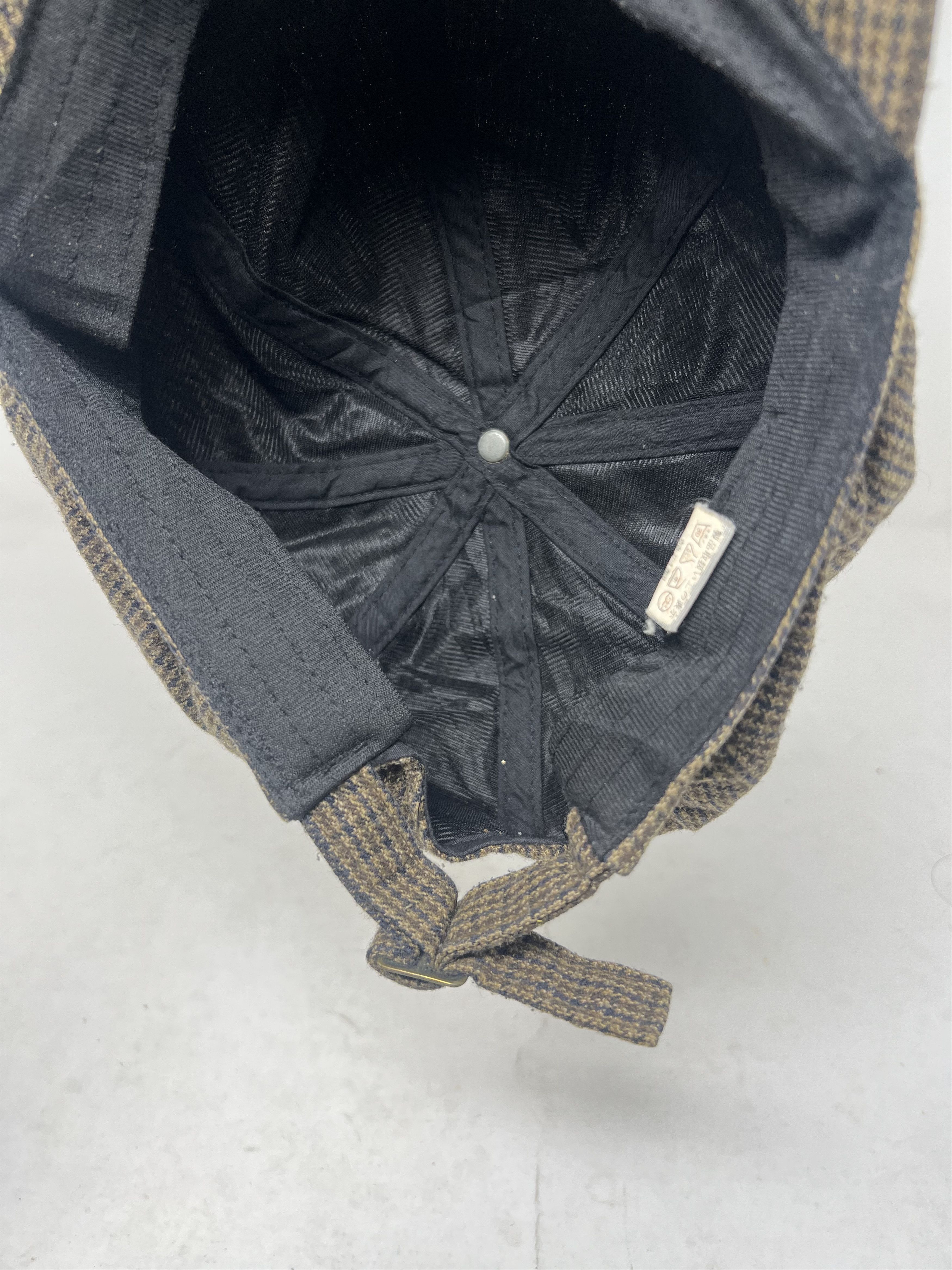 Japanese Brand Houndstooth Newsboy Cap Hat Size ONE SIZE - 9 Thumbnail