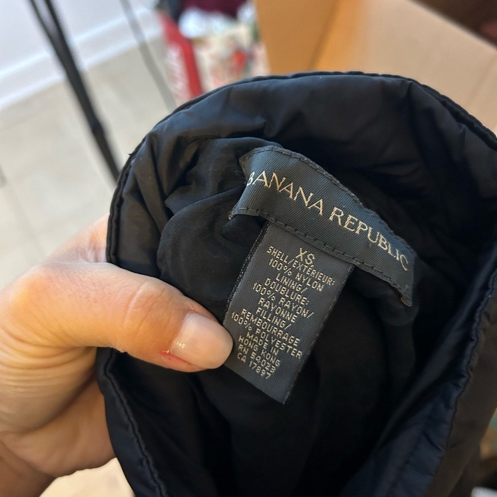 Banana Republic Banana Republic Vintage Black Packable Puffer Jacket Size XS / US 0-2 / IT 36-38 - 3 Thumbnail