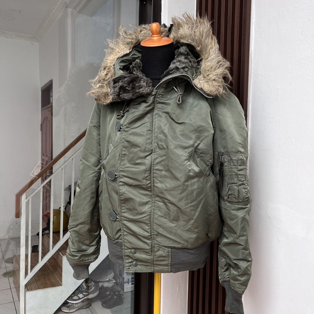 Alpha Industries × If Six Was Nine Jacket Flying Man's Alpha Industries Attached Hood N2B Size US M / EU 48-50 / 2 - 4 Thumbnail