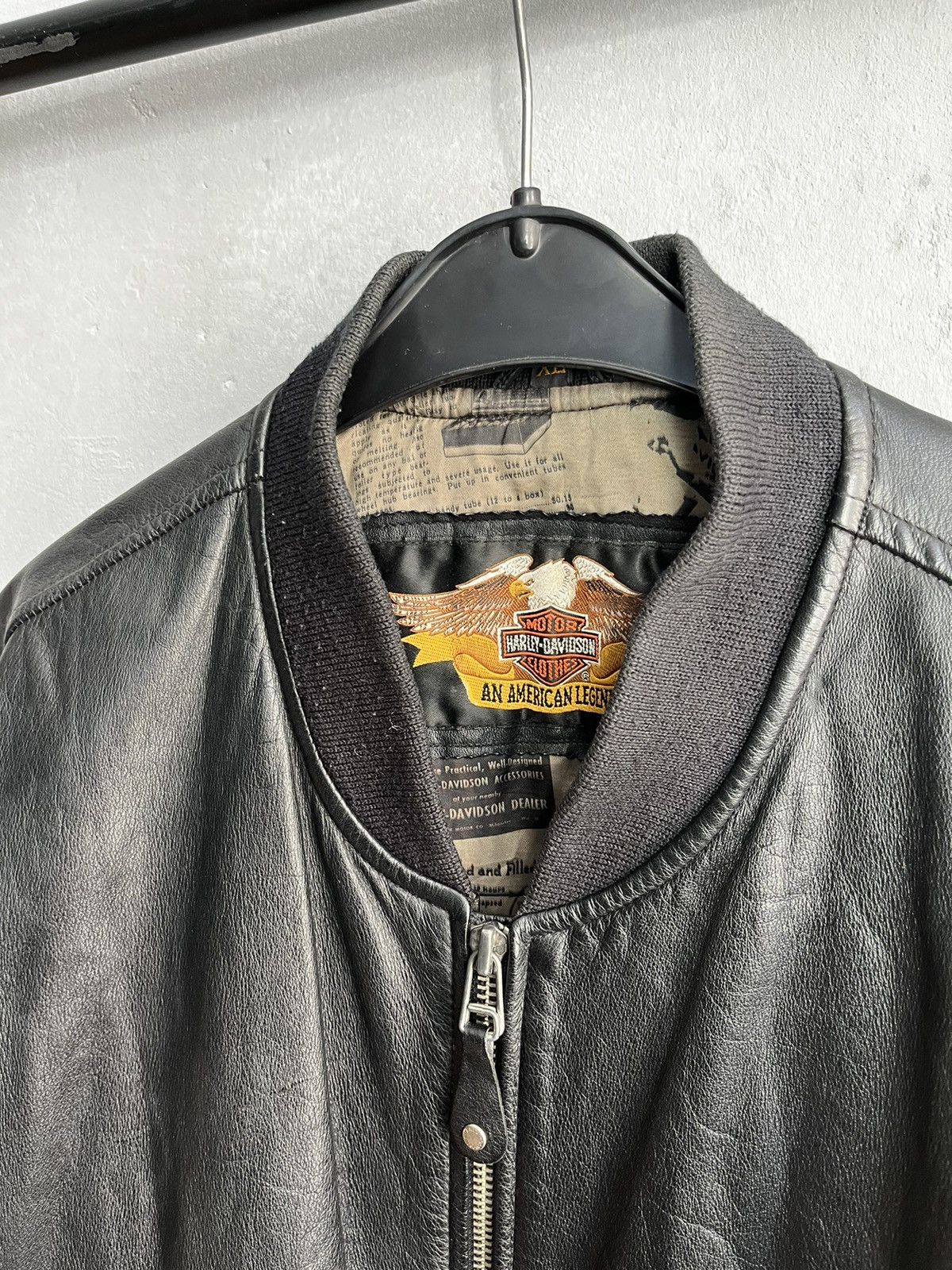 Harley Davidson × Vintage Harley Davidson leather jacket vintage Size US L / EU 52-54 / 3 - 8 Thumbnail