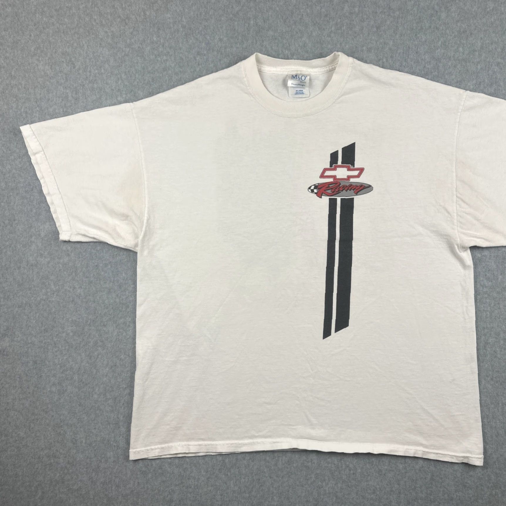 Doublet VINTAGE M&O KNITS Mens XXL White Shirt Chevrolet Racing Double-Sided Graphic Tee Size US XXL / EU 58 / 5 - 4 Thumbnail