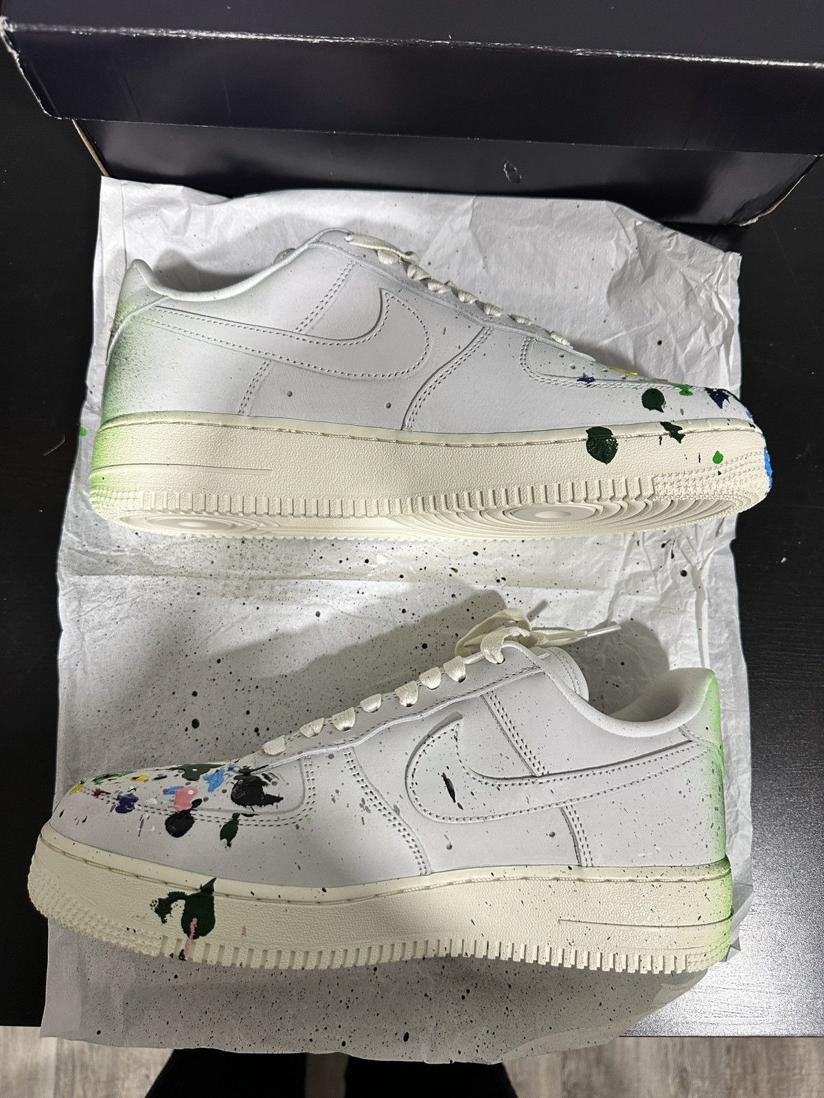 Nike WMNS Air Force 1 Premium “ Summit White “ Size US 8.5 / EU 41-42 - 3 Thumbnail