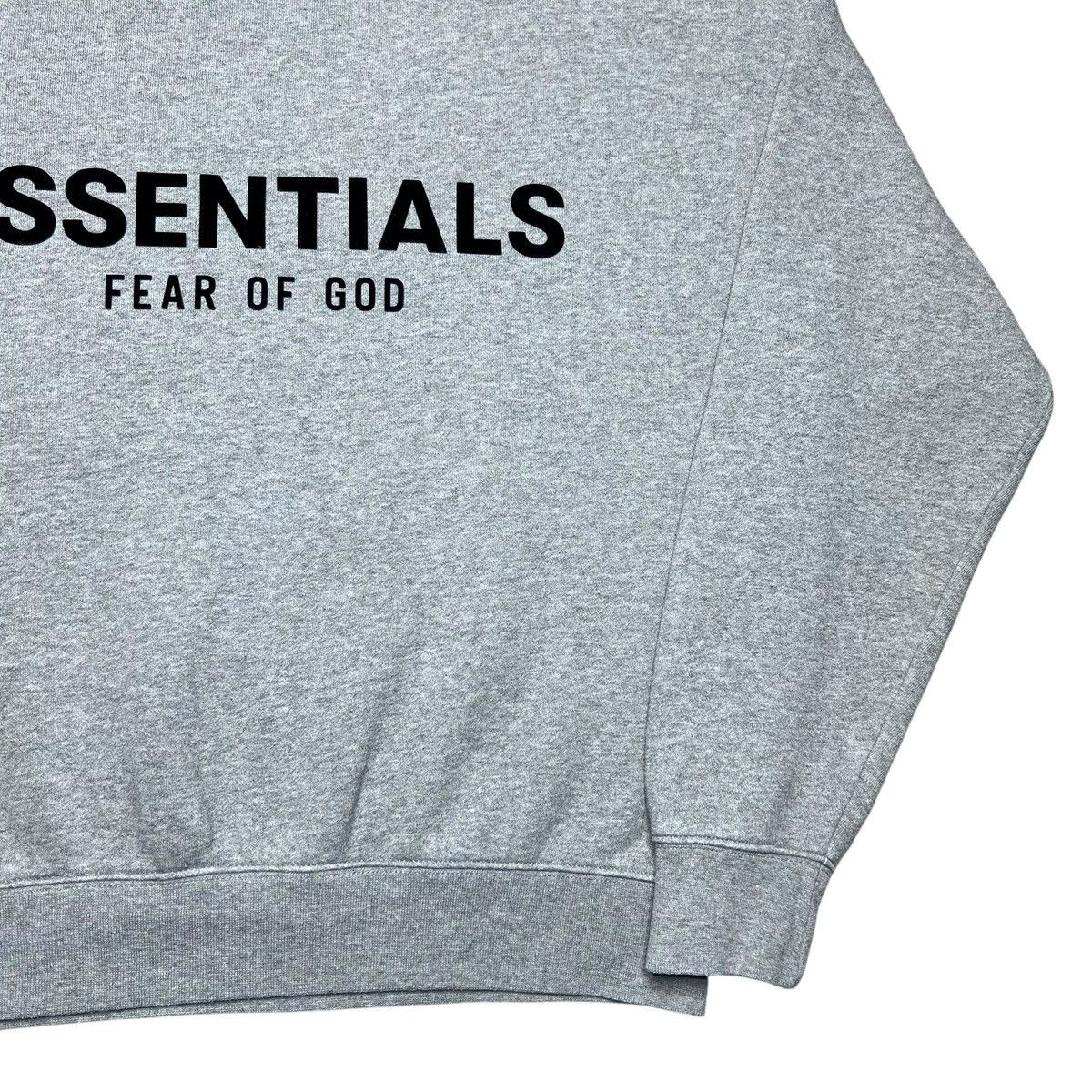 Fear of God Essentials Fear Of God Gray Spell Out Pullover Sweatshirt Size US XXS / EU 40 - 19 Thumbnail
