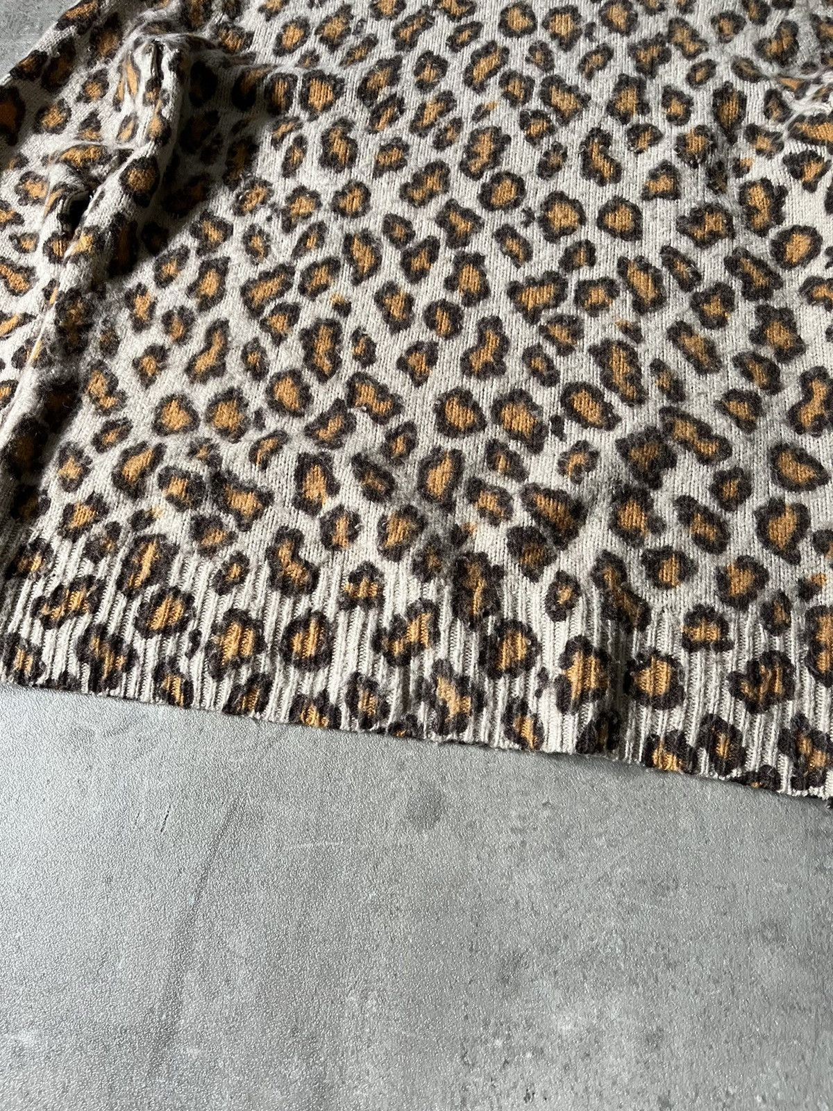 Acne Studios Acne Studios Peele Leo print sweater wool cashmere rare Size US M / EU 48-50 / 2 - 4 Thumbnail