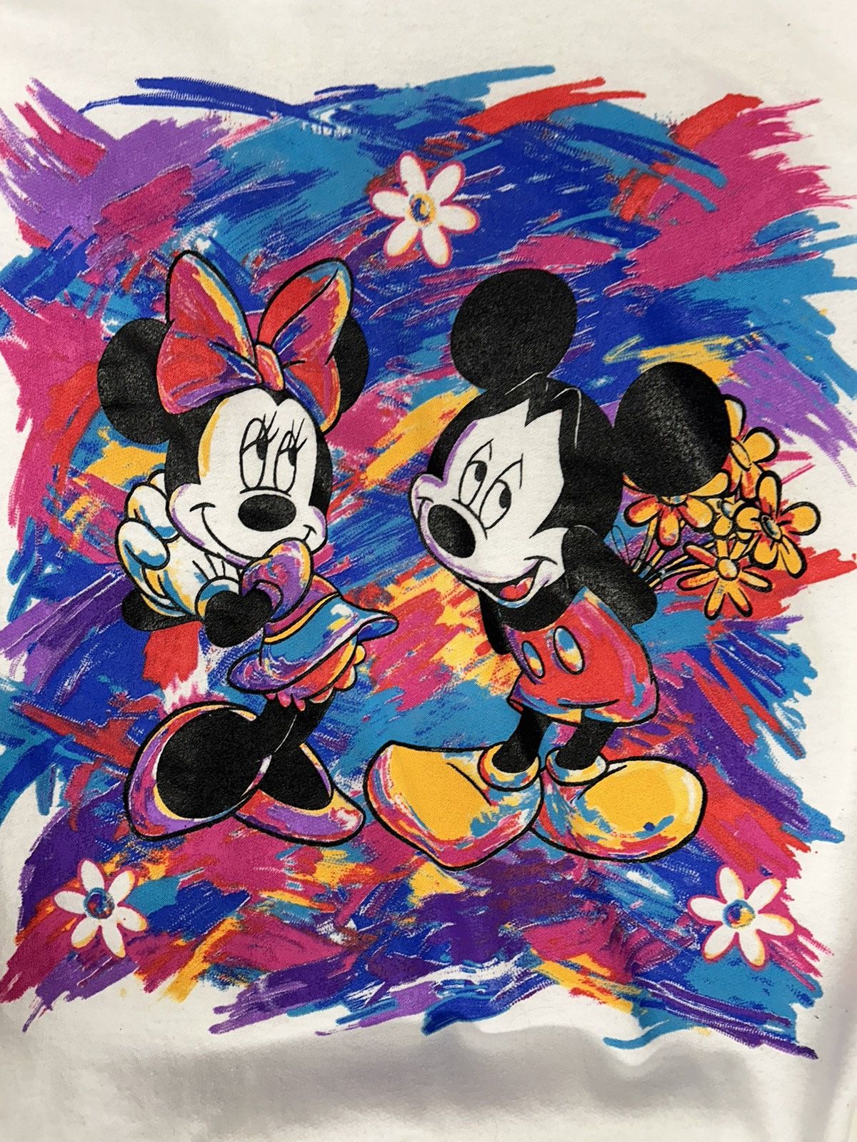 Disney × Mickey Mouse × Vintage Crazy Vintage 90s Essential White Mickey Mouse Crewneck Y2K Size US XL / EU 56 / 4 - 2 Thumbnail
