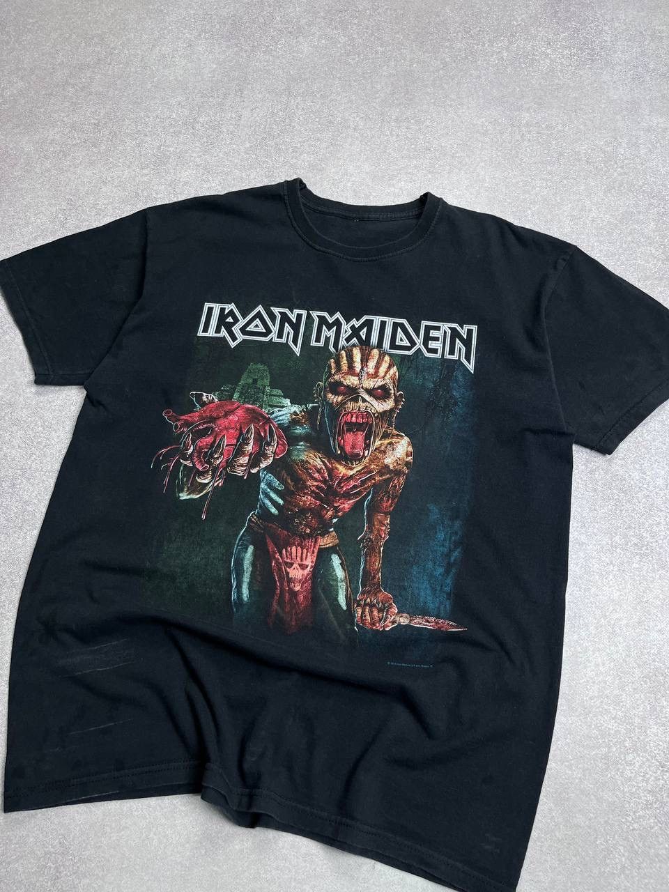 Iron Maiden × Vintage Vintage Iron Maiden The Book Of Souls World Tour L Size US L / EU 52-54 / 3 - 2 Thumbnail