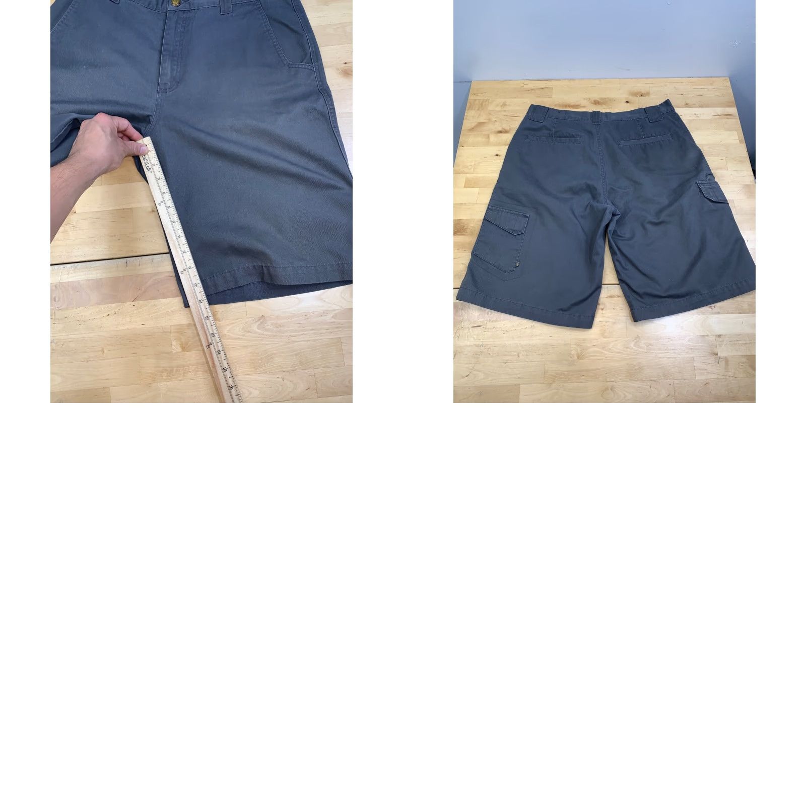 Rusty VINTAGE Rusty Cargo Shorts Men 33 Gray Cargo Short(s) Regular 33 in Gray Summer Casual Surf Skate 13017 Mens Size US 33 - 8 Thumbnail
