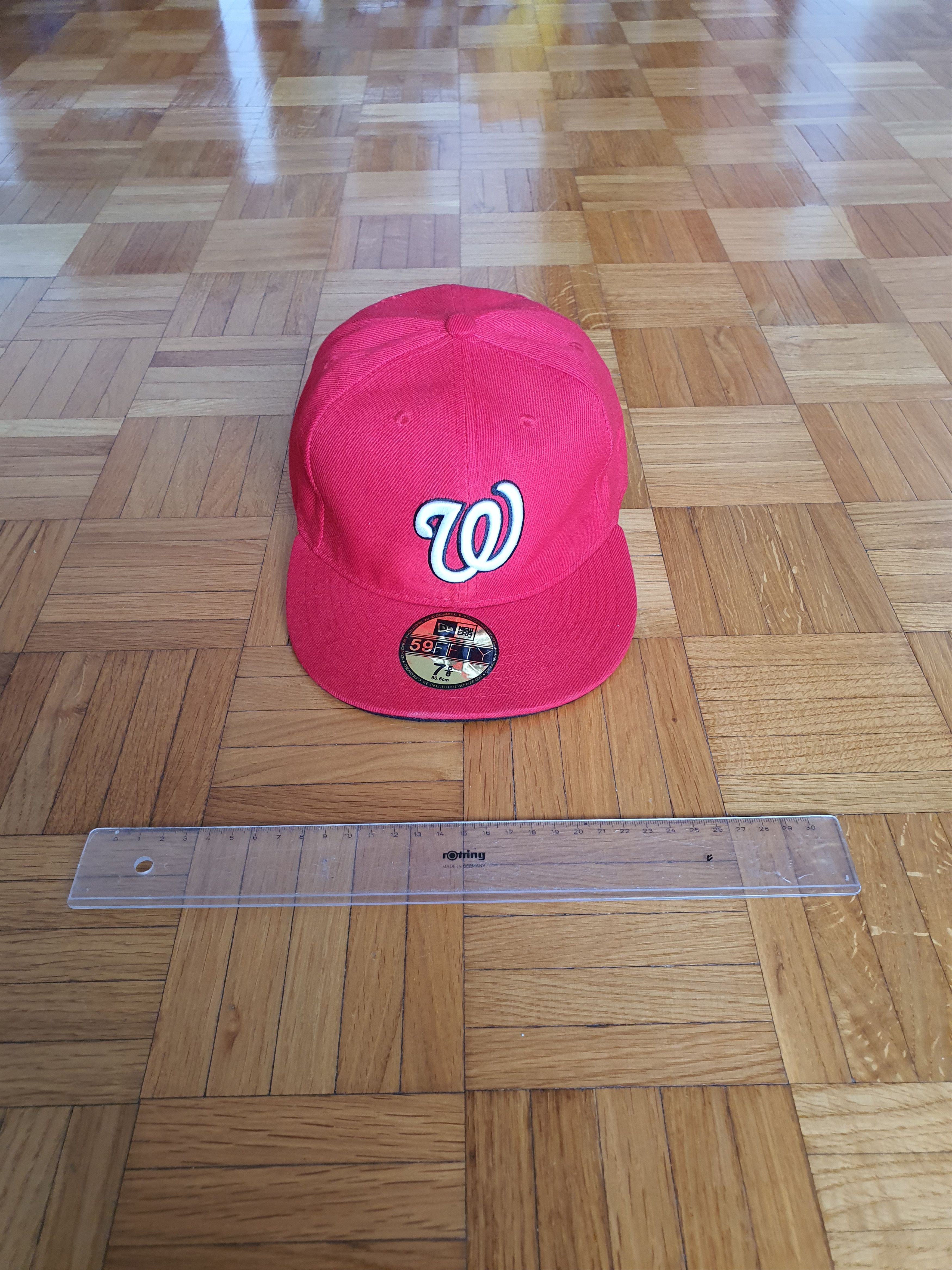New Era Snapback Baseball Cap - MLB Washington Nationals - US 7 5/8 Size 30 - 2 Thumbnail
