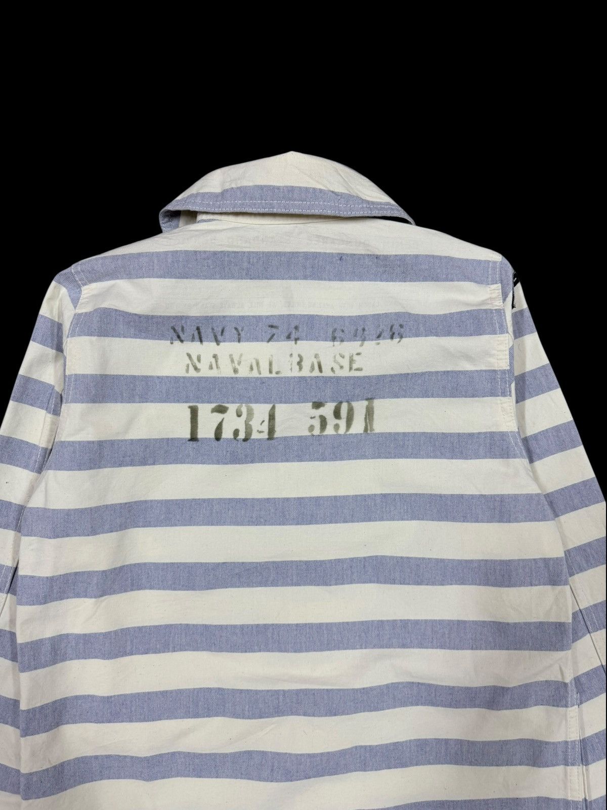 Denime Denime Dungaree Shawl Color Handloom Striped Jacket Size US S / EU 44-46 / 1 - 11 Thumbnail