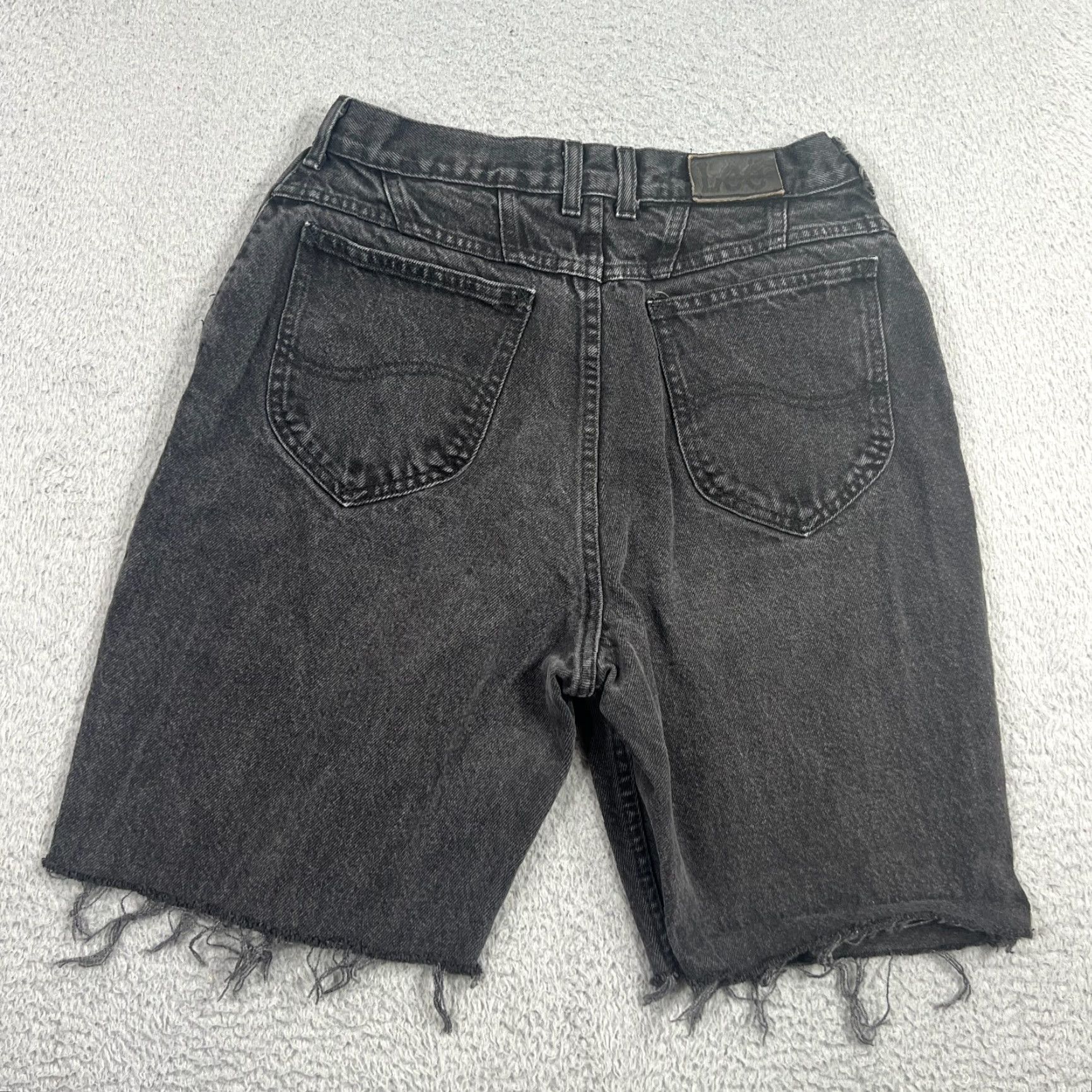 Lee VINTAGE Lee Bermuda Shorts Men 25 Black Faded Denim Casual Summer Beach Mens Size US 26 / EU 42 - 7 Thumbnail